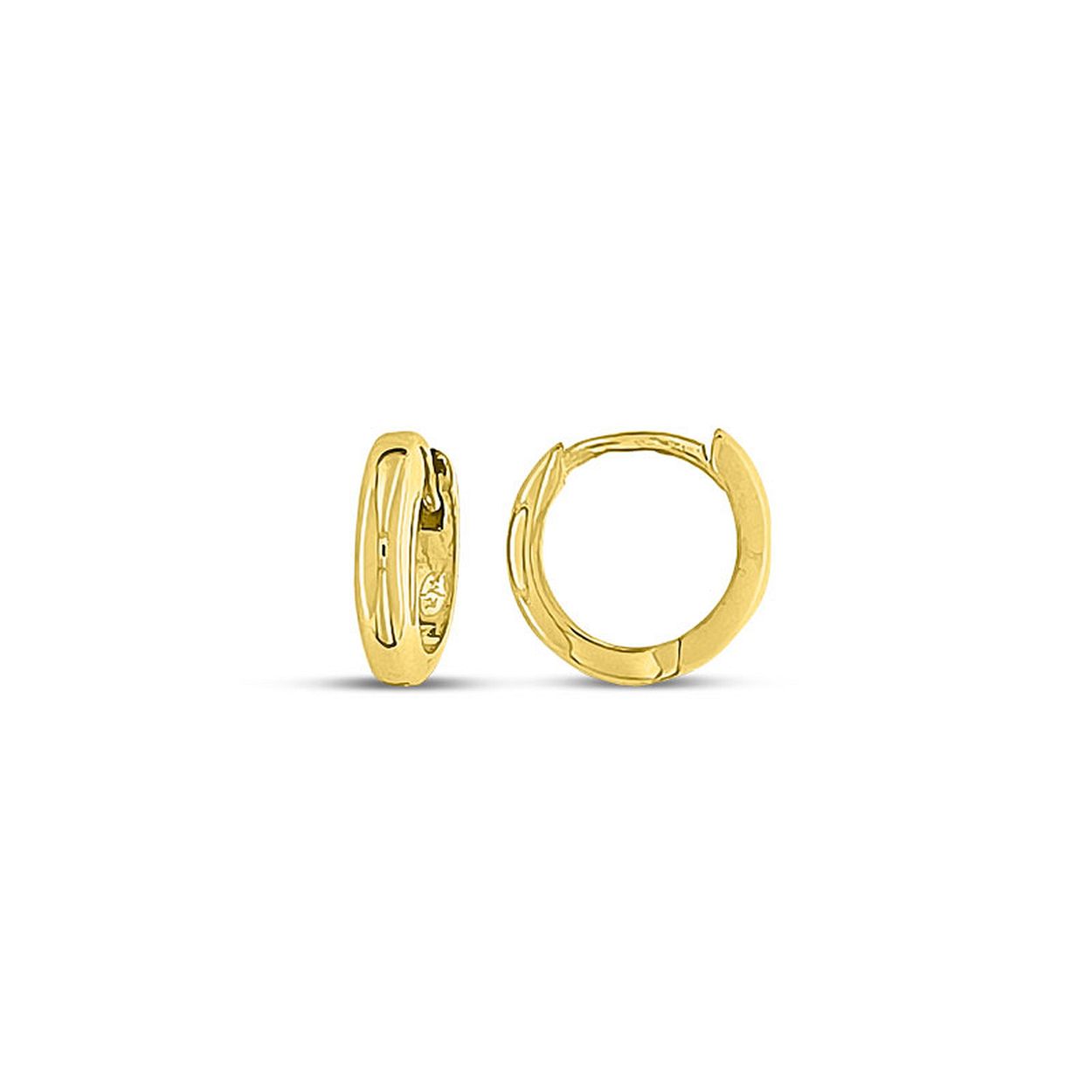 MY iMenso Creoli creol "Mezzo Dritto 12mm" (925/goud verguld)