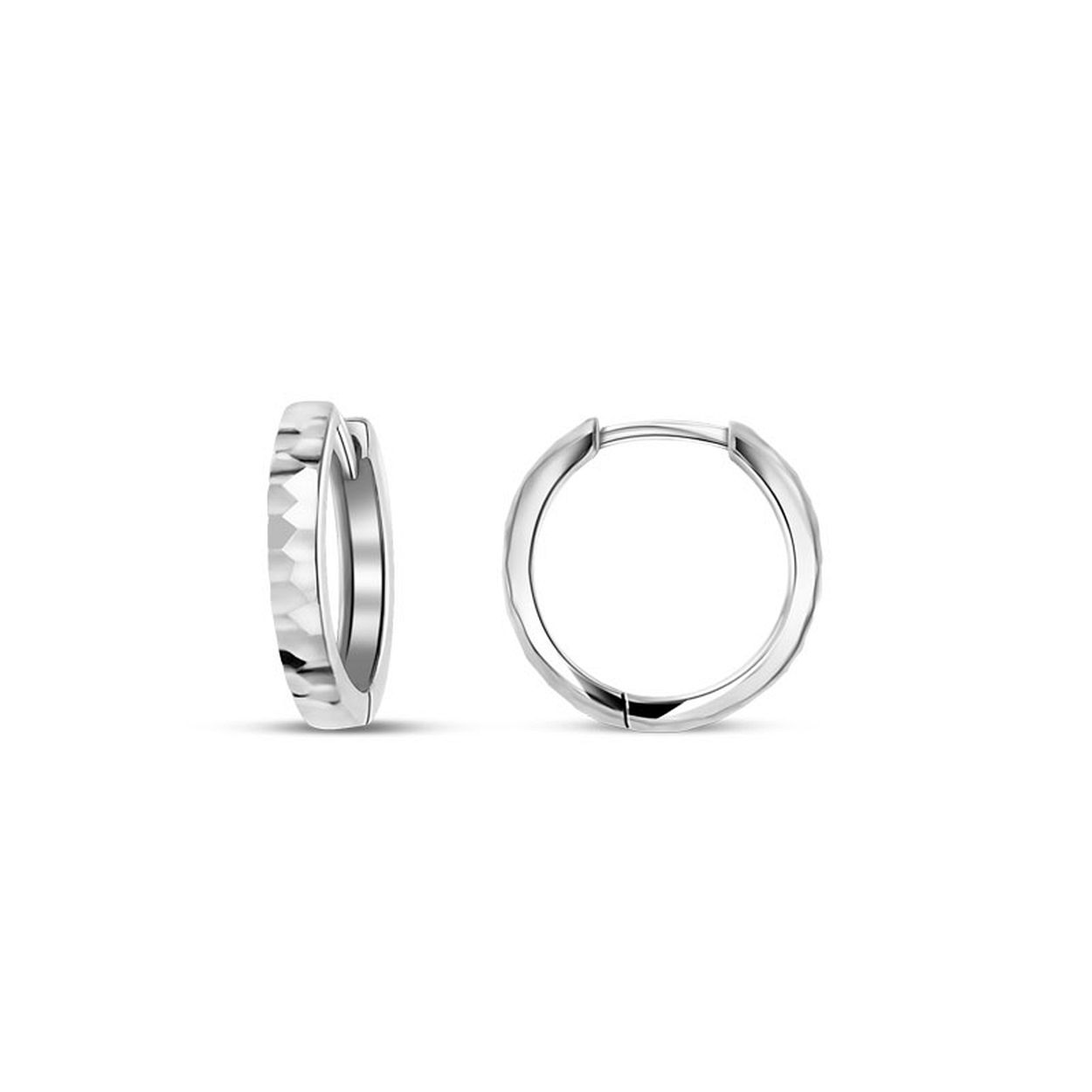 MY iMenso Creoli creol "Specchio 16mm" (925/rhodium verguld)