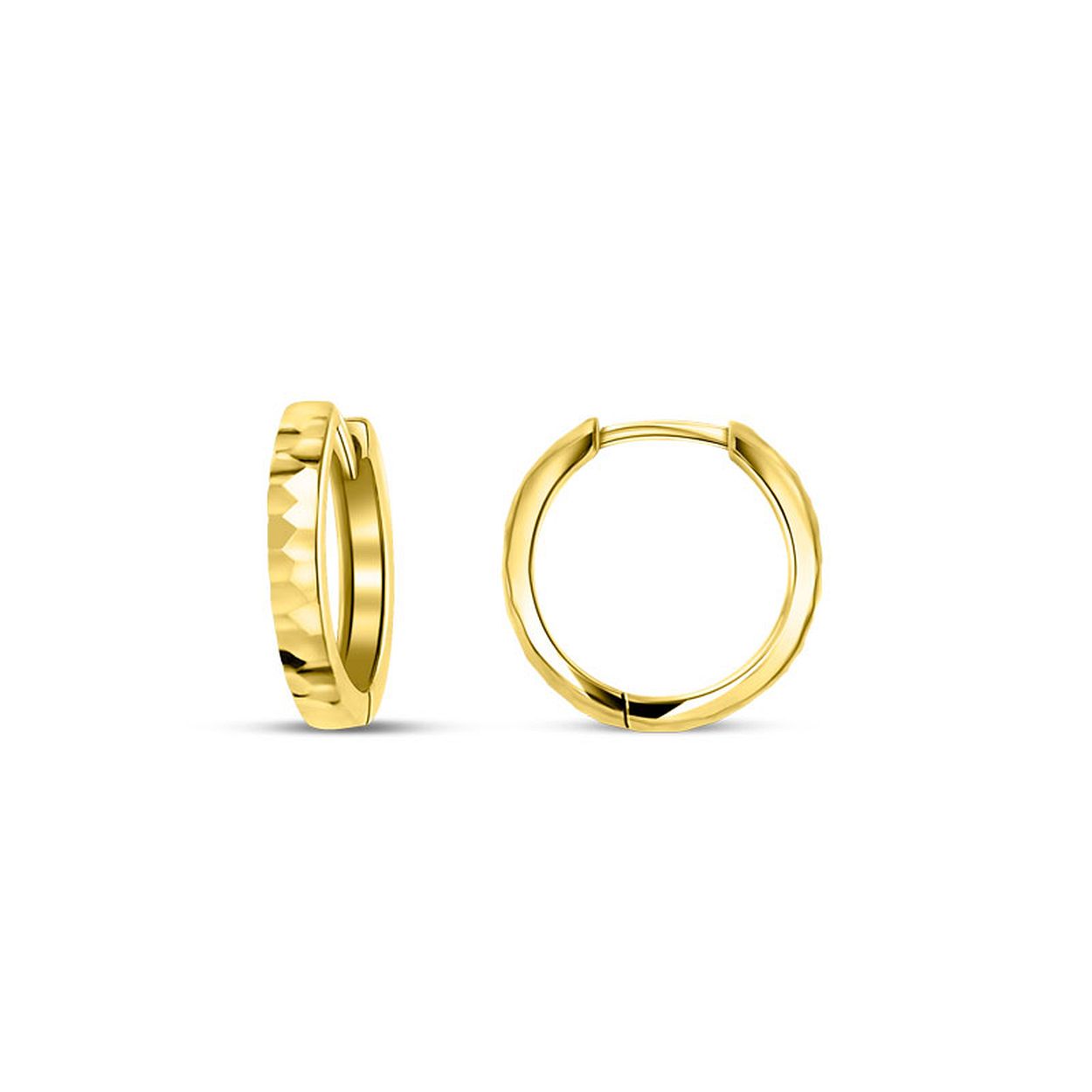 MY iMenso Creoli creol "Specchio 16mm" (925/1Mgold-plated)