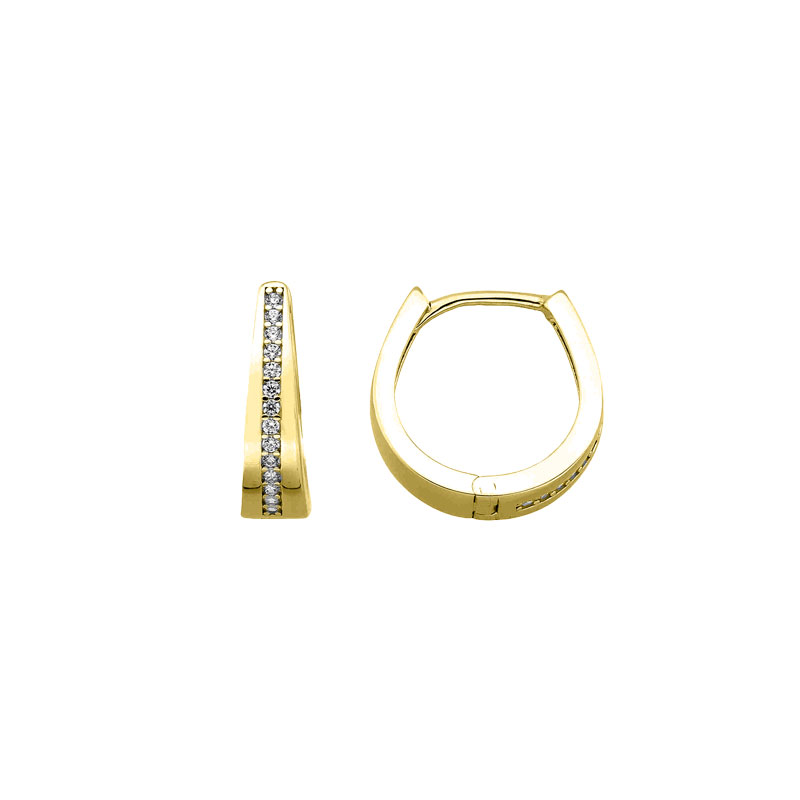 MY iMenso Creoli creol "Schiena 16mm" (925/1Mgold-plated)