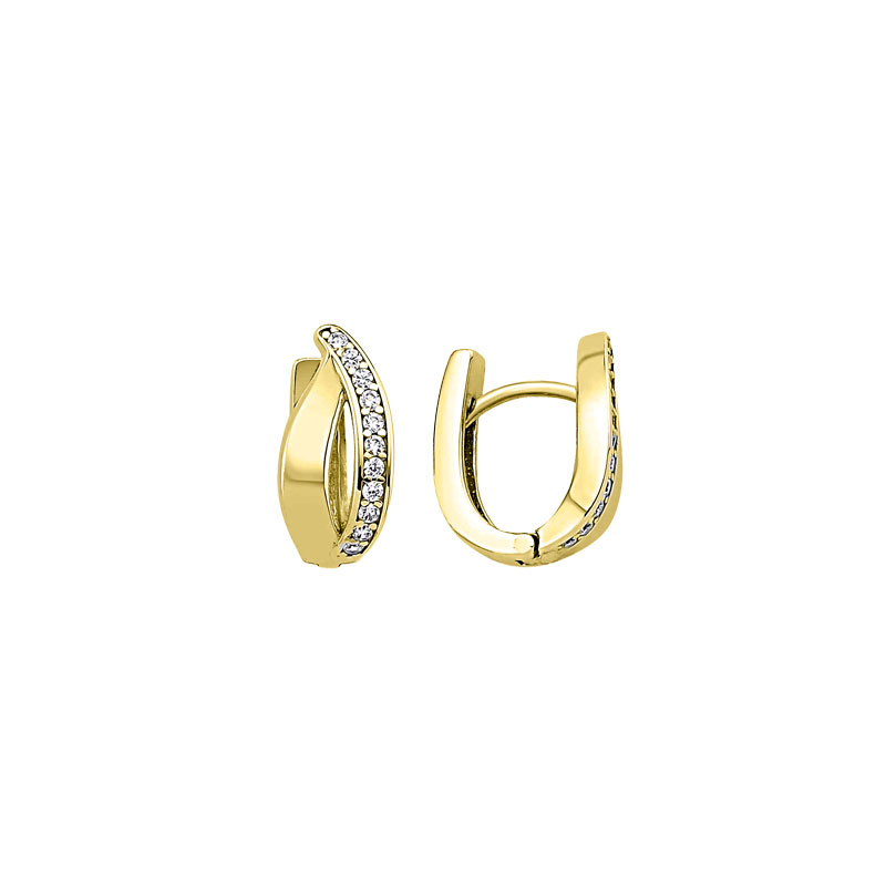 MY iMenso Creoli creol "Elegante 15mm" (925/1Mgold-plated)
