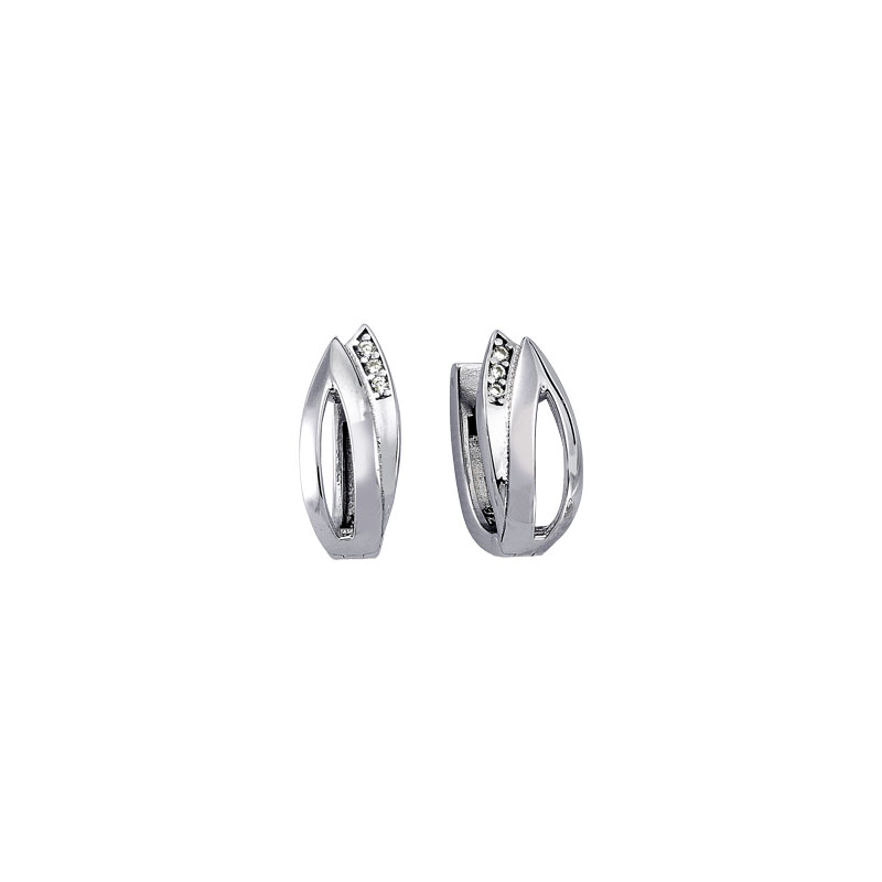 MY iMenso Creoli creol "Giglio 14mm" (925/rhod-plated)
