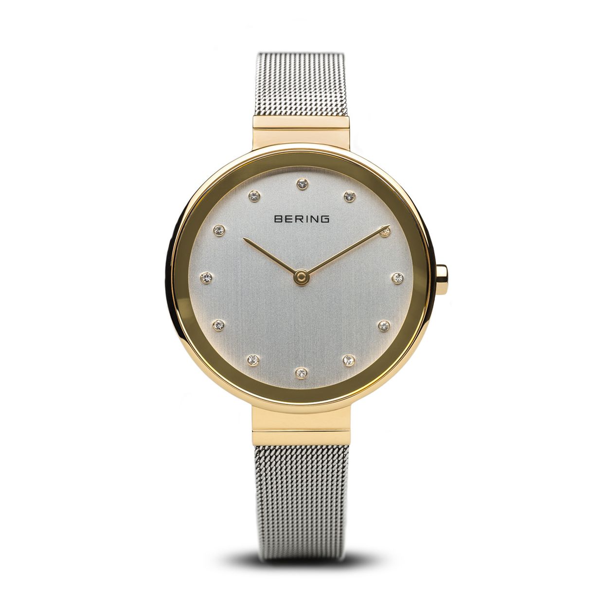 Dit Bering horloge heeft een prachtige klassieke uitstraling. Het horloge is gemaakt van edelstaal en wordt gedragen door dames.