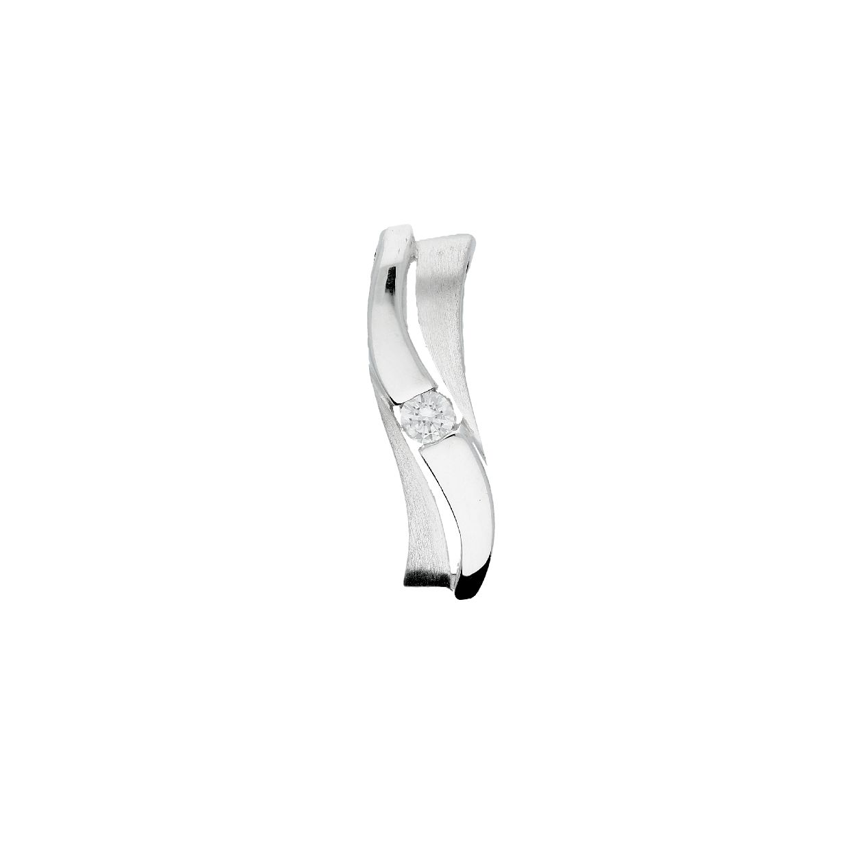 Deze hanger is van het merk van Leeuwen. Het is een damessieraad gemaakt van zilver. De hanger is zilverkleurig van kleur.
De verdere specificaties van de hanger zijn als volgt:
Soort bewerking: gematteerd
Lengte: 21
Steensoort: Zirkonia
Steenkleur: Transparant