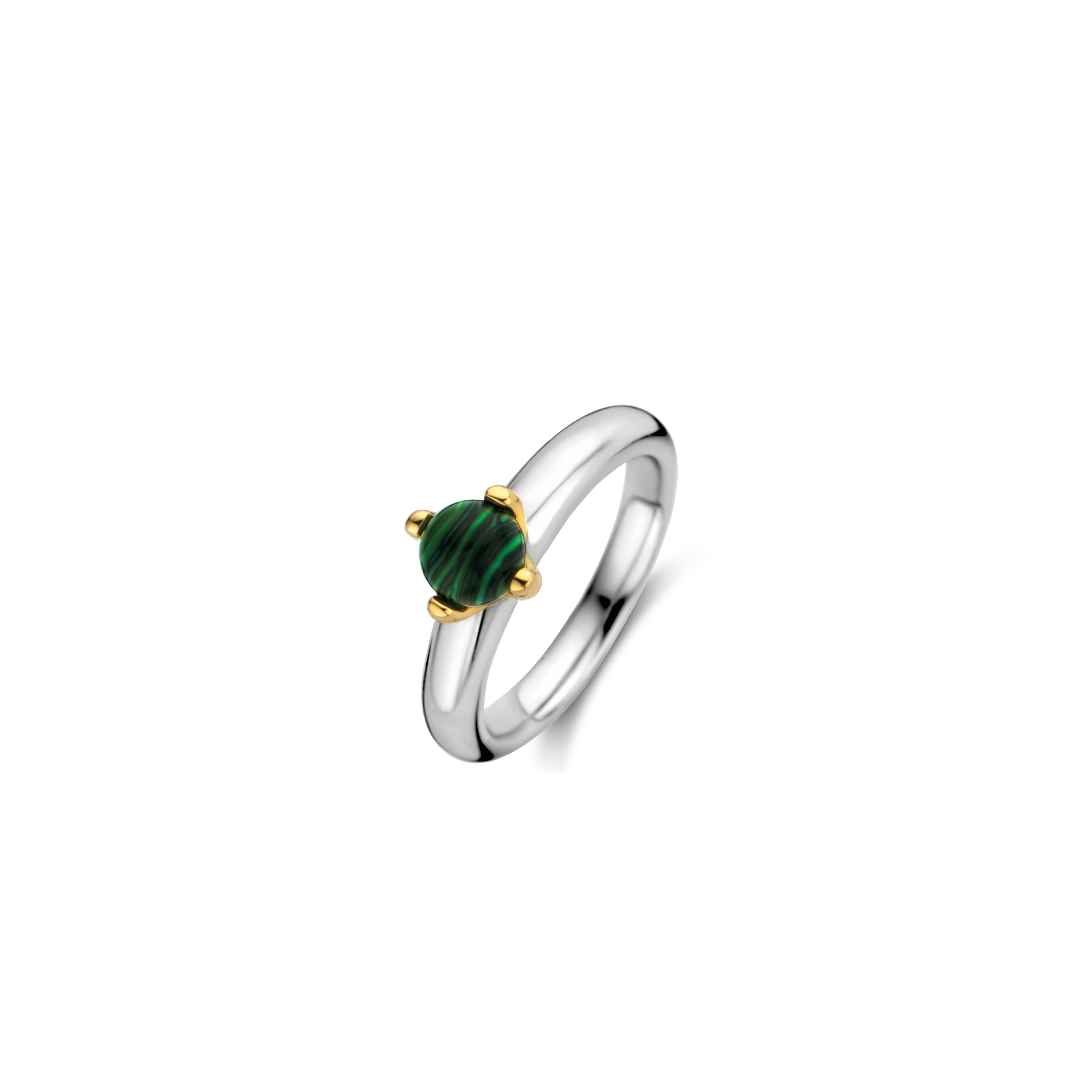 De TI SENTO - Milano Ring 12126MA is gemaakt van Zilver gold plated. De kleurstelling van deze ring is Malachiet. Alle TI SENTO - Milano producten worden geleverd in een luxe geschenkverpakking.
