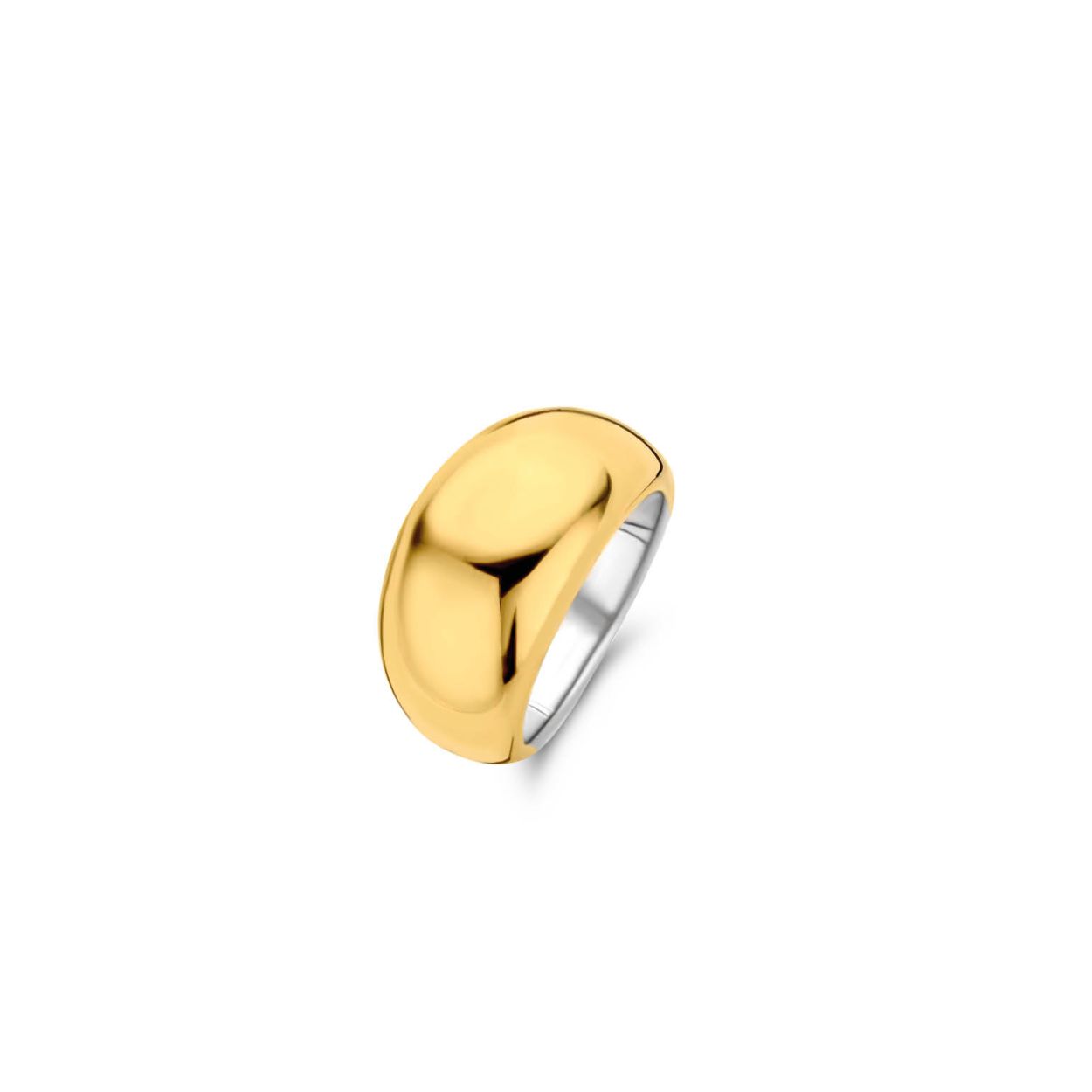 De TI SENTO - Milano Ring 12171SY is gemaakt van Zilver met een geelgouden plating. De kleurstelling van deze ring is Zilver geelgoud verguld. Alle TI SENTO - Milano producten worden geleverd in een luxe geschenkverpakking.