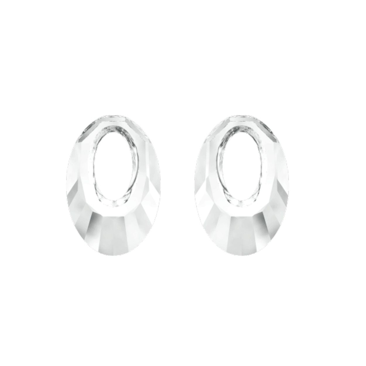 My imenso zilveren creoli pair of pendant crystal MYI-121857