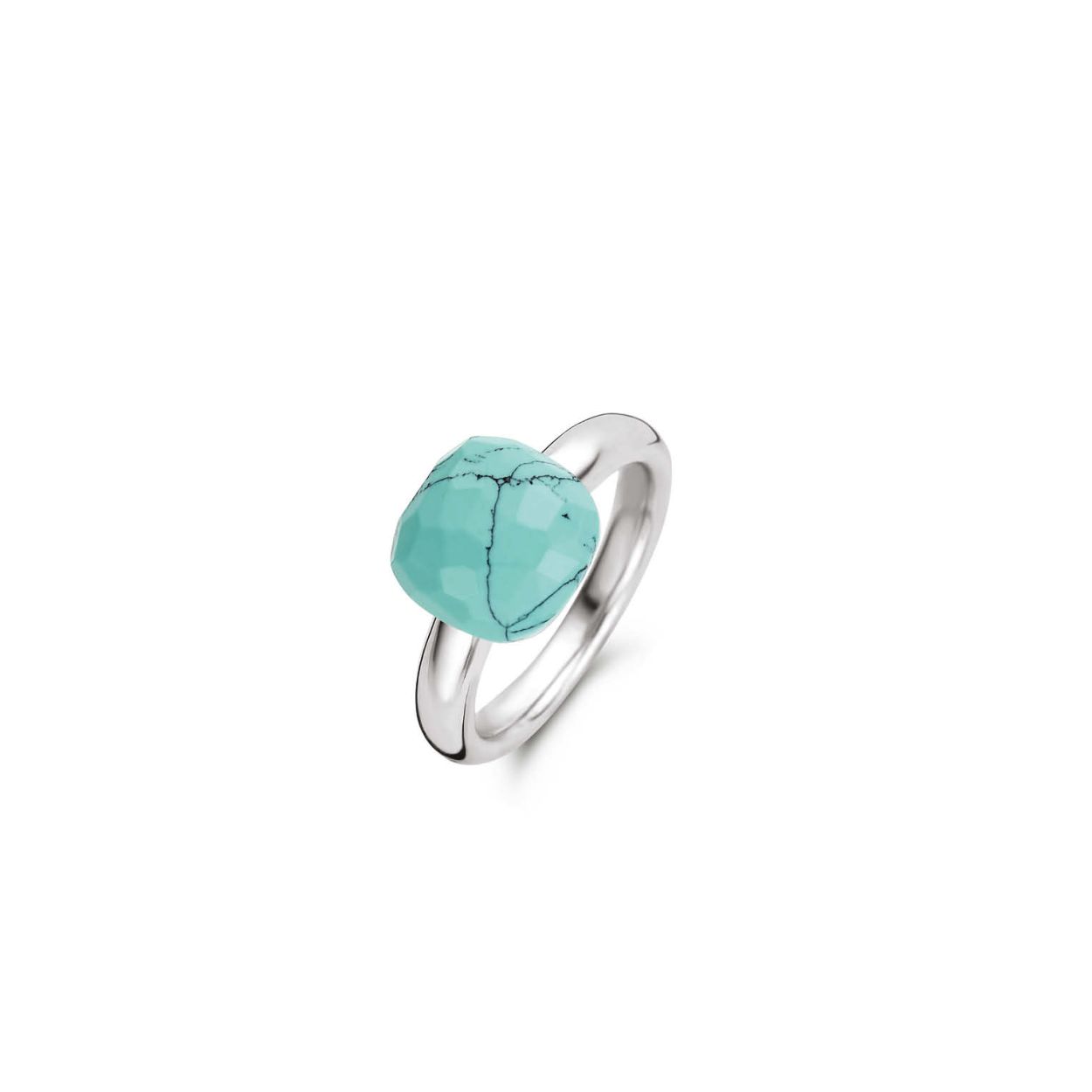 De TI SENTO - Milano Ring 12187TQ is gemaakt van Zilver . De kleurstelling van deze ring is Turquoise. Alle TI SENTO - Milano producten worden geleverd in een luxe geschenkverpakking.