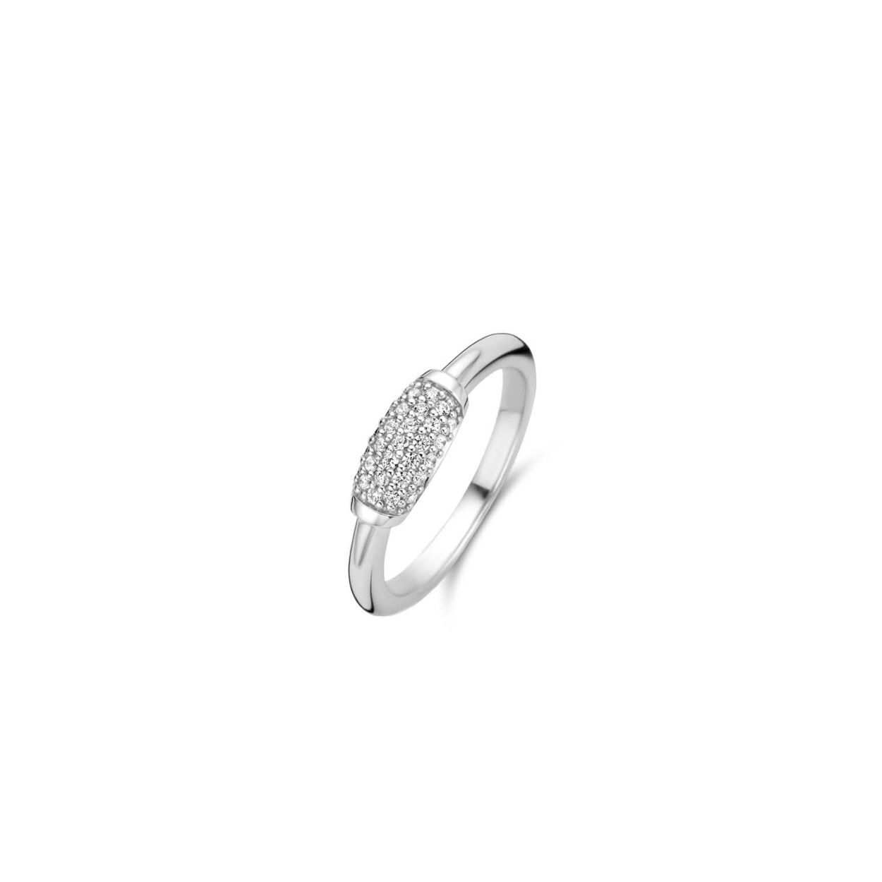 De TI SENTO - Milano Ring 12192ZI is gemaakt van Zilver . De kleurstelling van deze ring is Wit. Alle TI SENTO - Milano producten worden geleverd in een luxe geschenkverpakking.