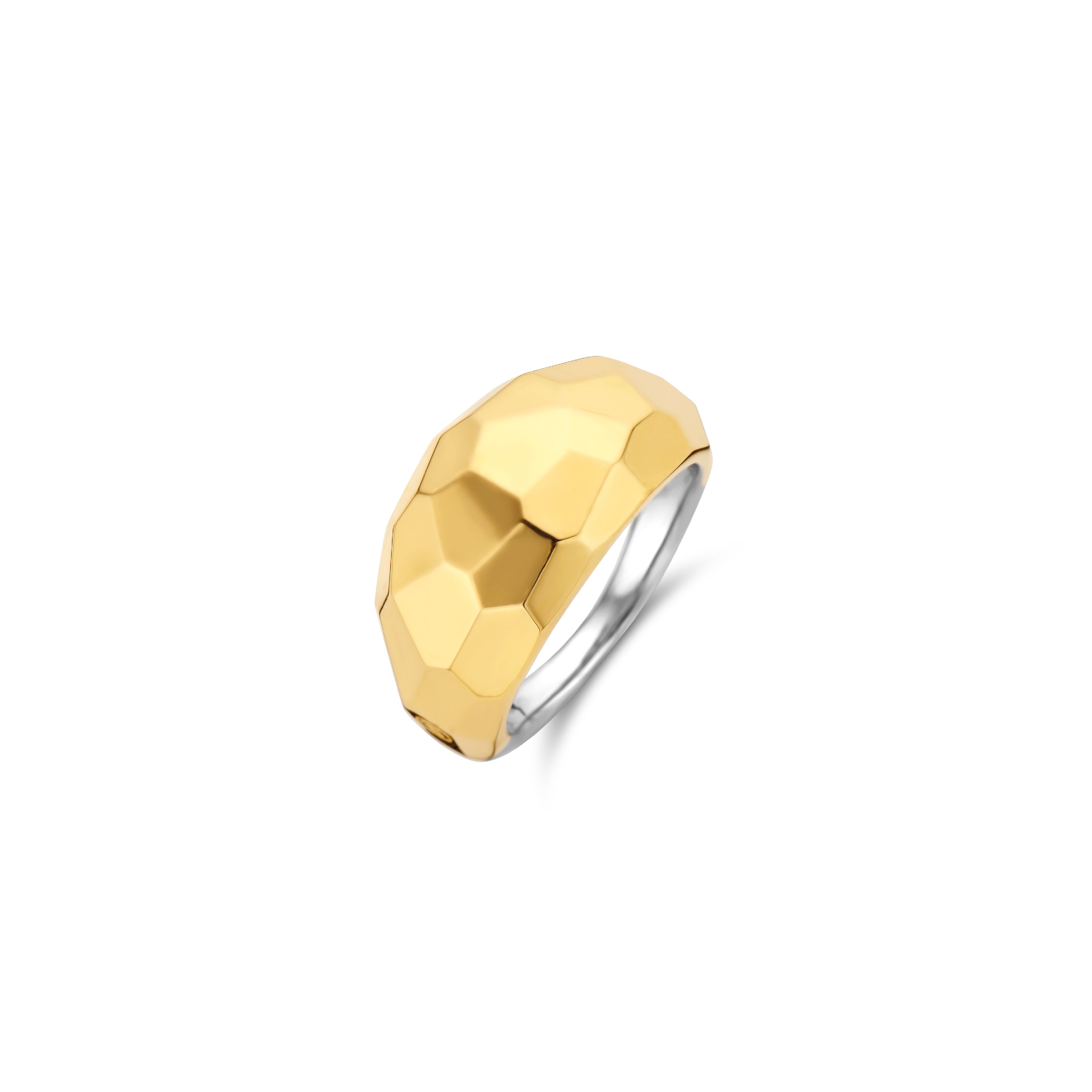 De TI SENTO - Milano Ring 12200SY is gemaakt van Zilver gold plated. De kleurstelling van deze ring is Zilver geel verguld. Alle TI SENTO - Milano producten worden geleverd in een luxe geschenkverpakking.