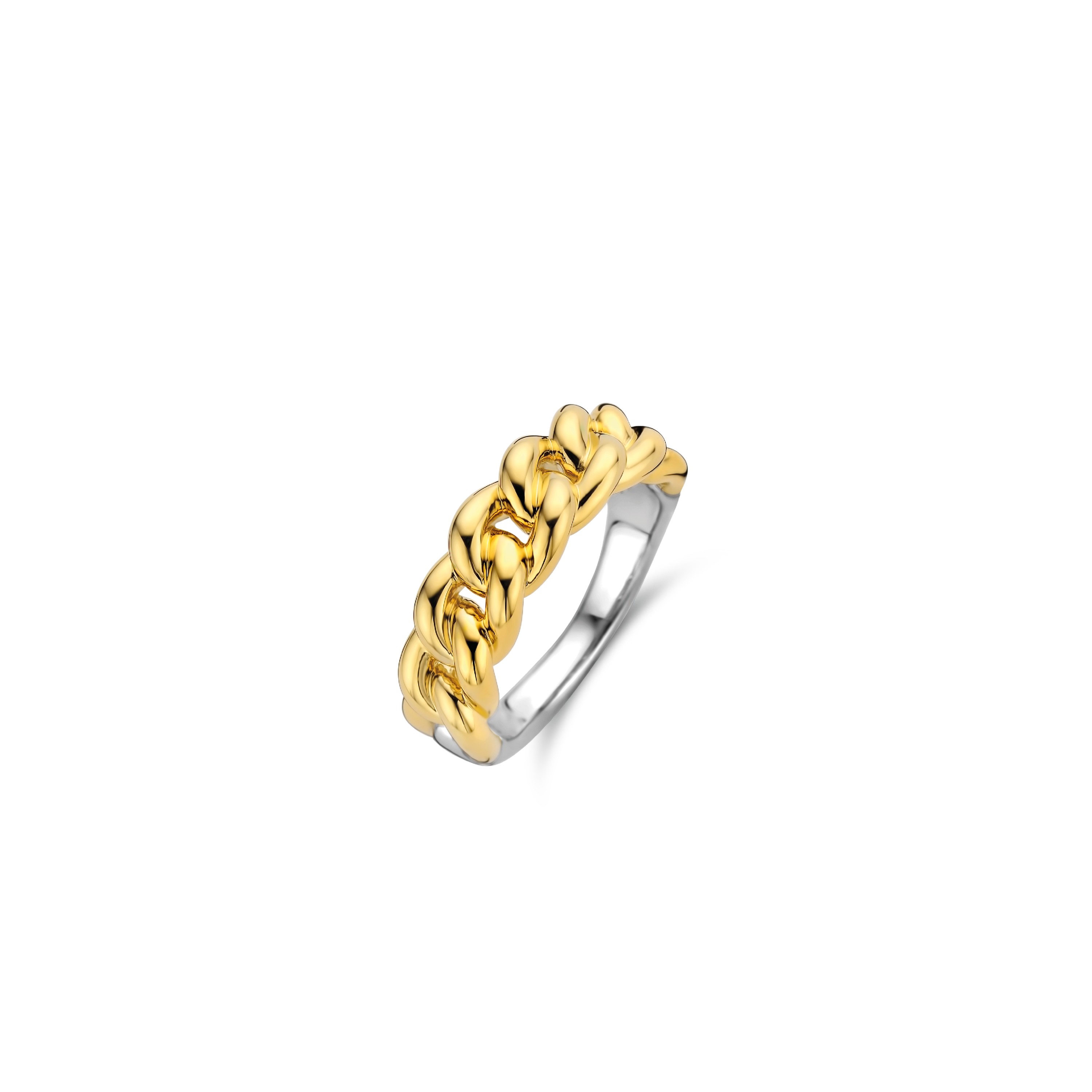 De TI SENTO - Milano Ring 12209SY is gemaakt van Zilver gold plated. De kleurstelling van deze ring is Zilver geel verguld. Alle TI SENTO - Milano producten worden geleverd in een luxe geschenkverpakking.