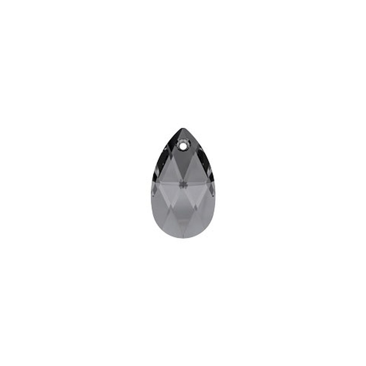 De Pera Silver Night steen is een aparte steen door zijn slijpvorm. Deze steen is geschikt om toe te voegen aan één van de Carezza hangers. Deze steen is gemaakt van "Oostenrijks synthetisch kristal" hetgeen garant staat voor een mooi schittering en kwaliteit. Door het eenvoudige wisselen is het leuk om meerdere stenen te hebben en zo dagelijks uw hanger of oorhangers te veranderen.

MY iMenso Carezza Pera single stone "Brillante crystal" "Silver Night" 16mm