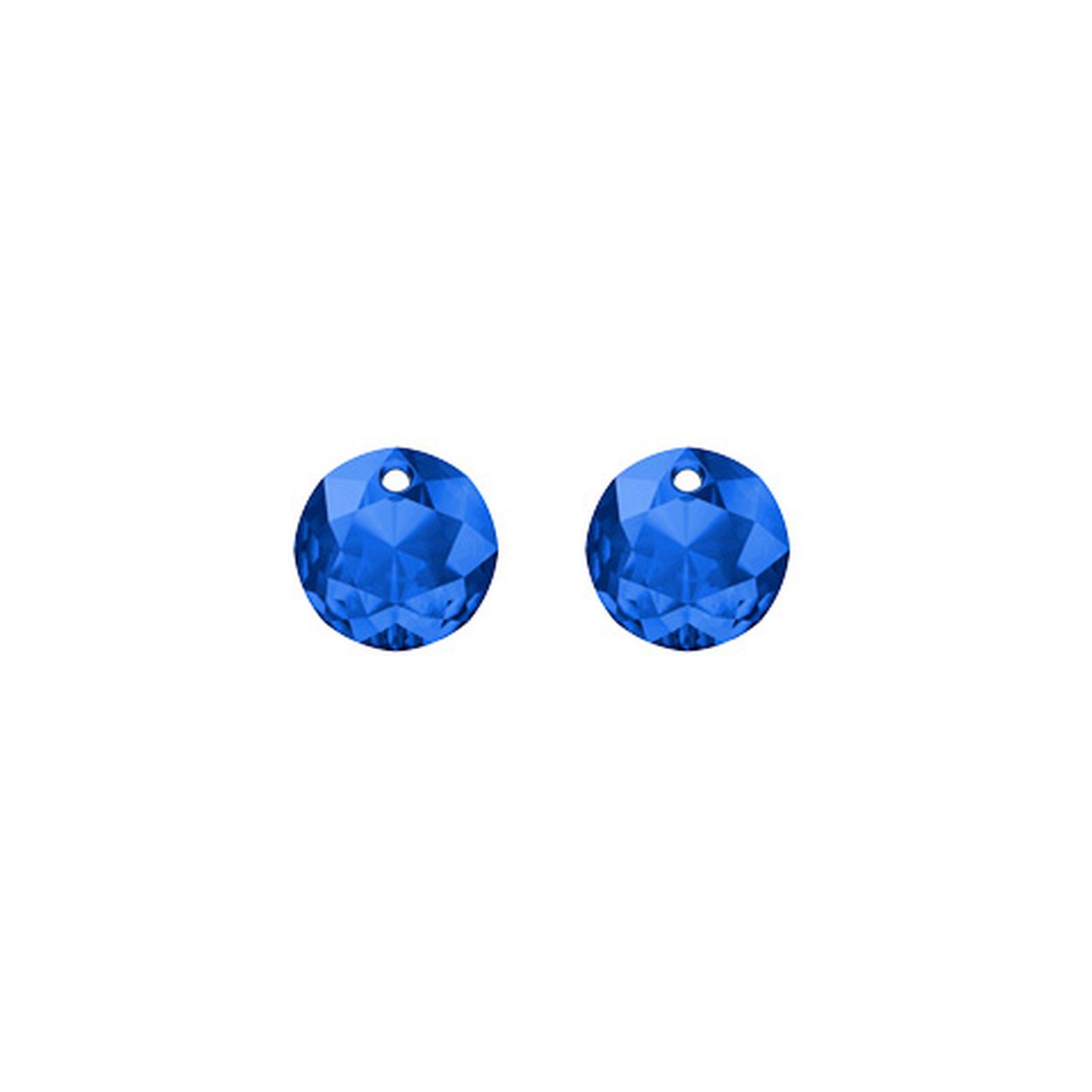 MY iMenso Creoli Carezza Tonda pair of stones
"Brillante crystal" "Sapphire" 10mm