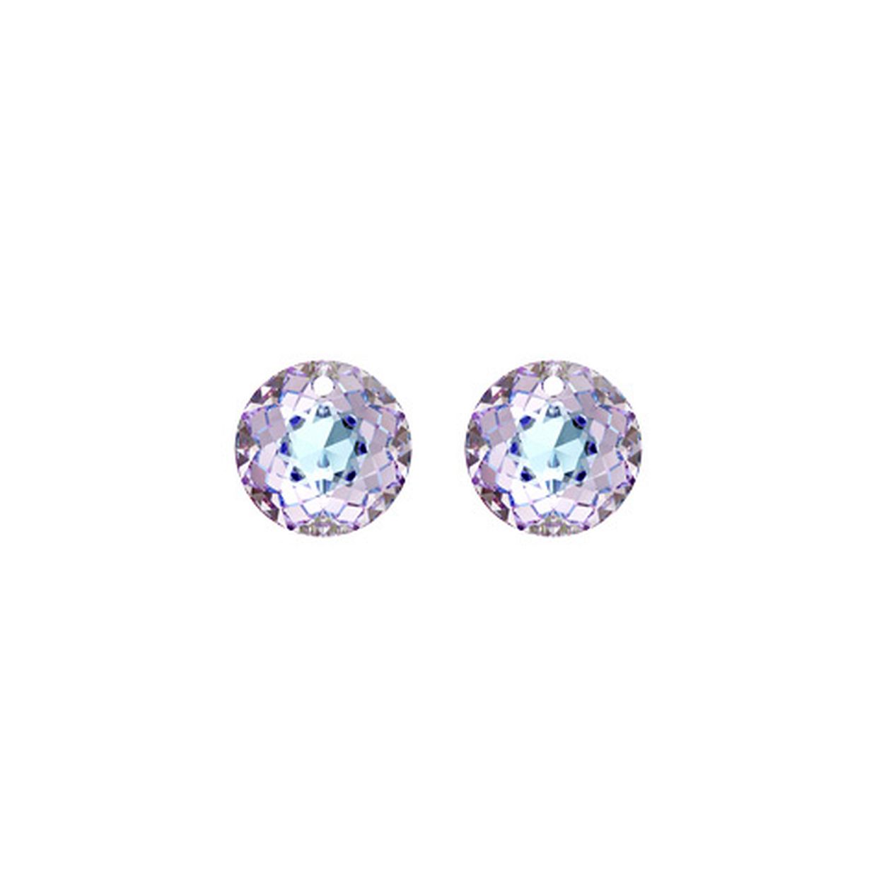 MY iMenso Creoli Carezza Tonda pair of stones
"Brillante crystal" "Vitrail Light" 10mm S