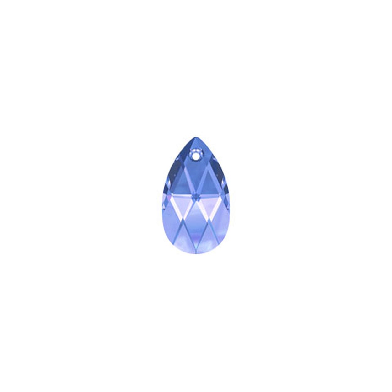 De Pera Tanzanite steen is een aparte steen door zijn slijpvorm. Deze steen is geschikt om toe te voegen aan één van de Carezza hangers. Deze steen is gemaakt van "Oostenrijks synthetisch kristal" hetgeen garant staat voor een mooi schittering en kwaliteit. Door het eenvoudige wisselen is het leuk om meerdere stenen te hebben en zo dagelijks uw hanger of oorhangers te veranderen.
MY iMenso Creoli Carezza Pera single stone "Brillantecrystal" "Tanzanite" 16mm