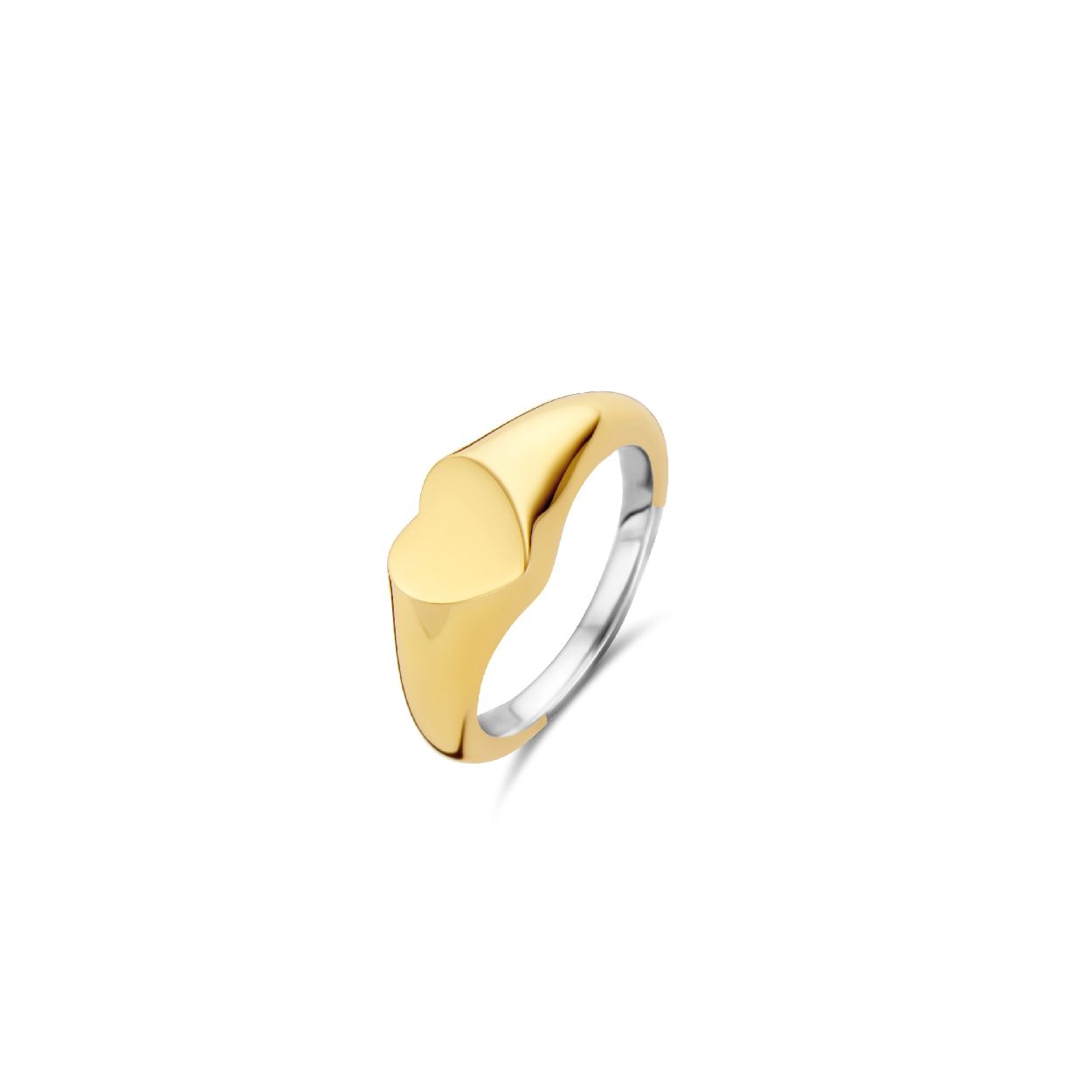 Deze vergulde TI SENTO zilveren ring in hartvorm 12221SY is een ode aan de liefde. De ring is gemaakt van 925 sterling zilver. Laat het een klein aandenken zijn om de liefde die je vanbinnen voelt uit te stralen. Combineer het met andere hartvormige sieraden uit onze collectie en draag ze met een glimlach.