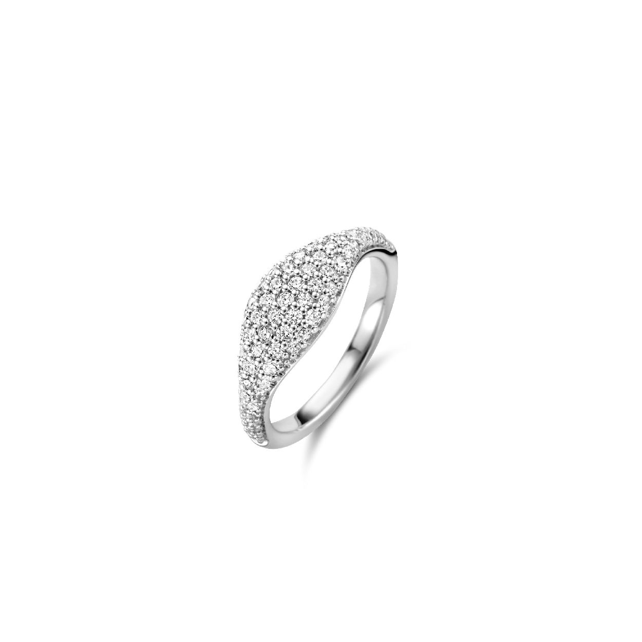 Dit is een Ring van het merk TI SENTO Milano. Dit sieraad heeft de volgende kleur: Wit