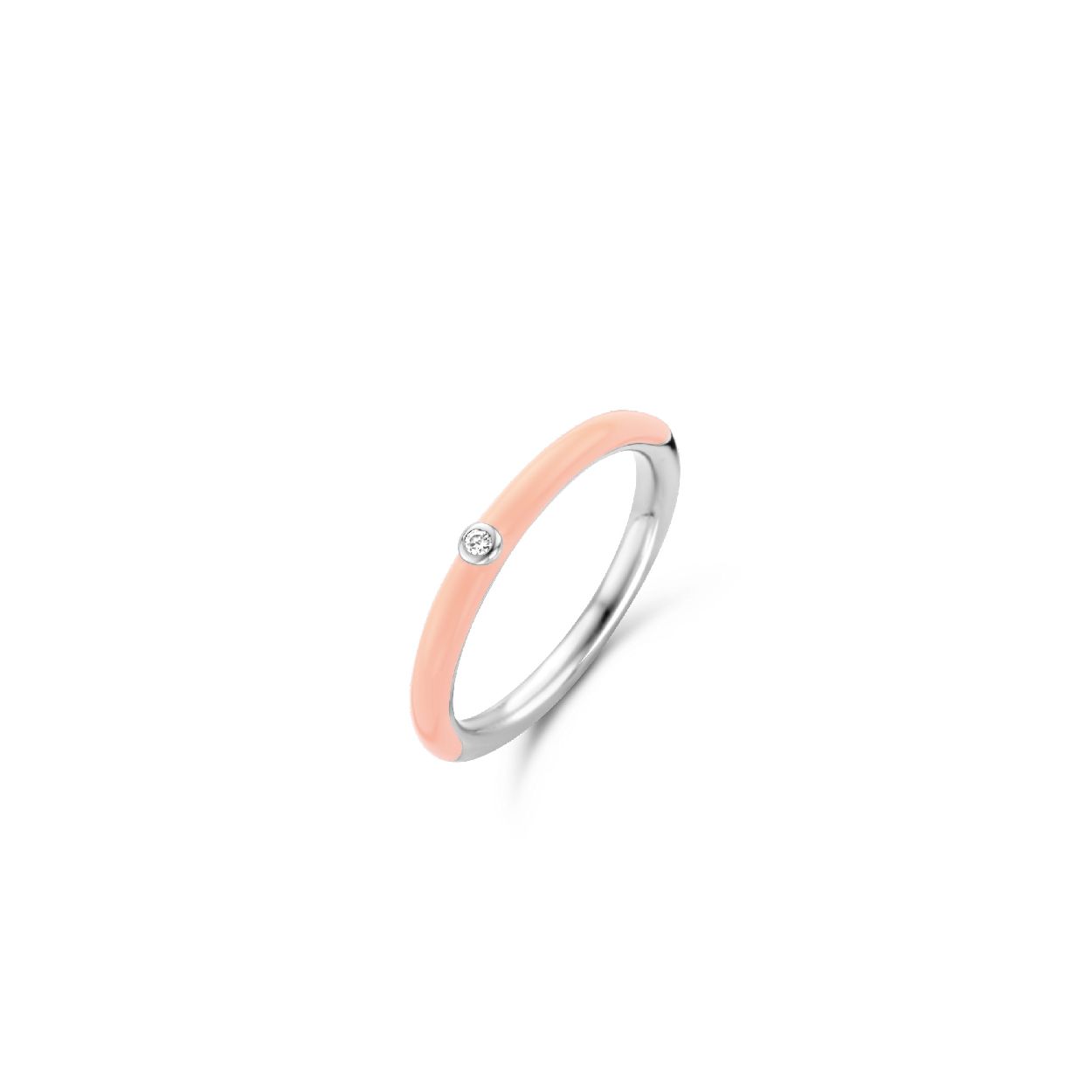 Dit is een Ring van het merk TI SENTO Milano. Dit sieraad heeft de volgende kleur: Koraalroze