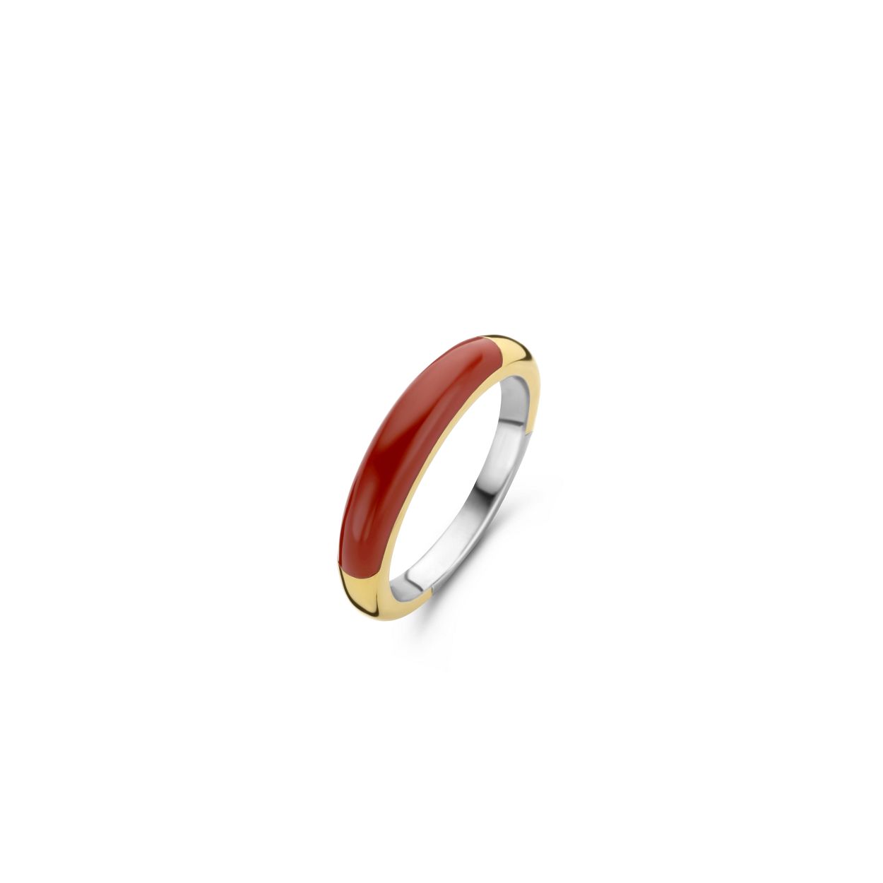 De TI SENTO - Milano Ring 12230CR is gemaakt van Zilver gold plated. De kleurstelling van deze ring is Koraal rood. Alle TI SENTO - Milano producten worden geleverd in een luxe geschenkverpakking.