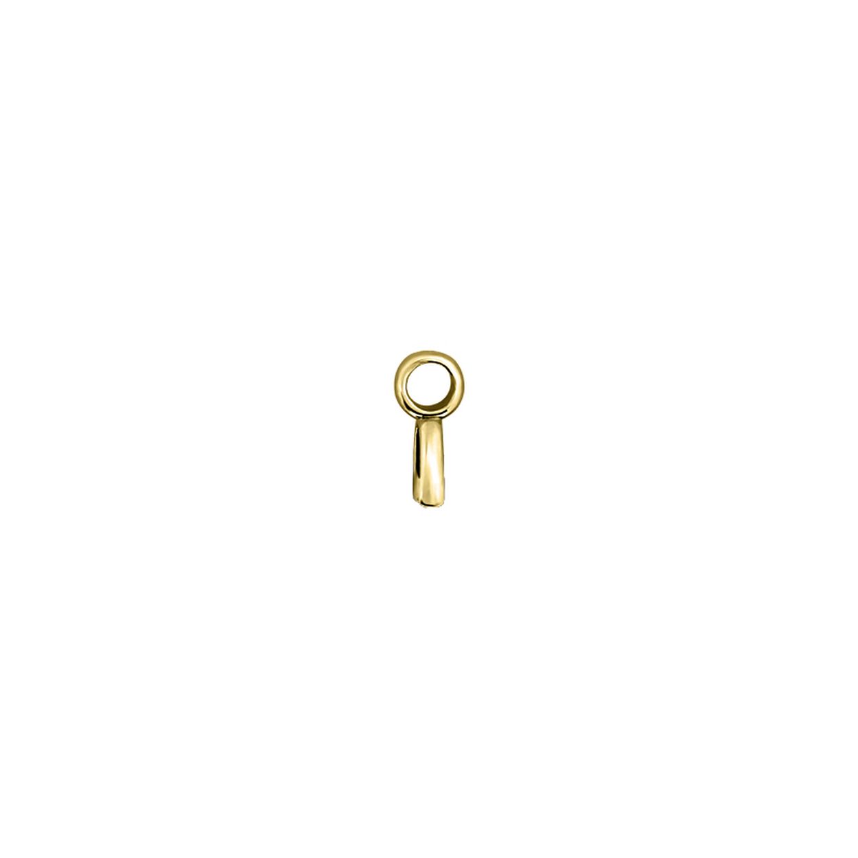 MY iMenso Creoli pair of bails  for ear-pendant for 10mm-Tonda & 11mm-Rettangolo (925/0,5Mgold-plated)