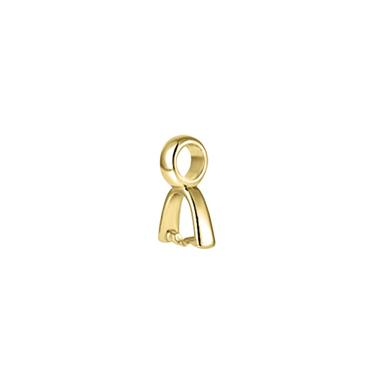 MY iMenso Creoli pair of bails  for ear-pendant for 16mm-Pera 14mm-Tonda & 16mm-Rettangolo (925/0,5Mgold-plated)