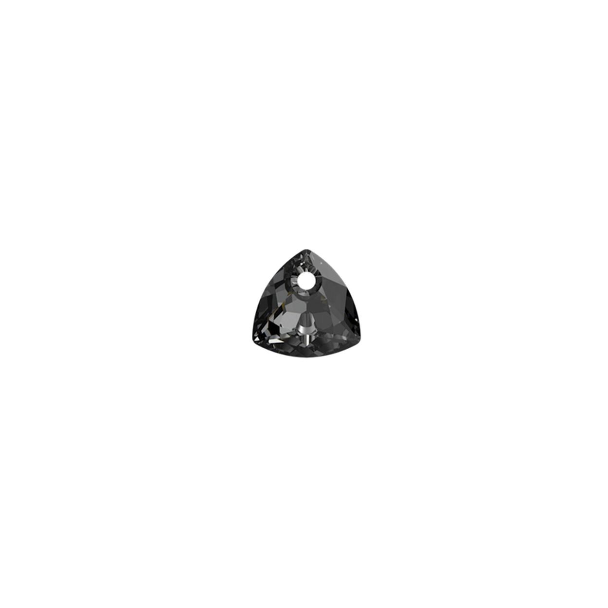 Carezza Trilliant single stone "Brillantecrystal" "Silver Night" 11mm