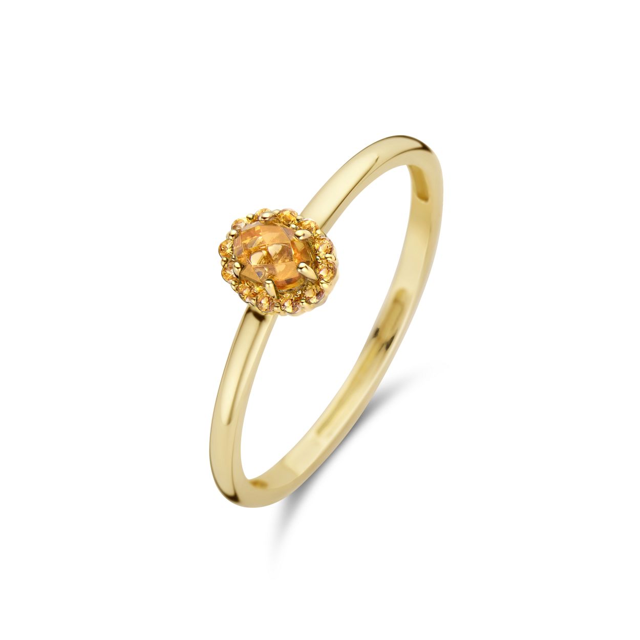Blush Ring 1226YCI - Geel Goud met Citrine (14krt.)