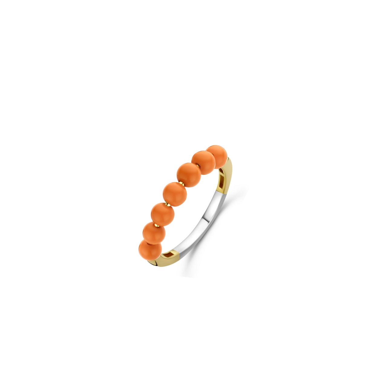 De TI SENTO - Milano Ring 12284OR is gemaakt van Zilver gold plated. De kleurstelling van deze ring is Oranje . Alle TI SENTO - Milano producten worden geleverd in een luxe geschenkverpakking.