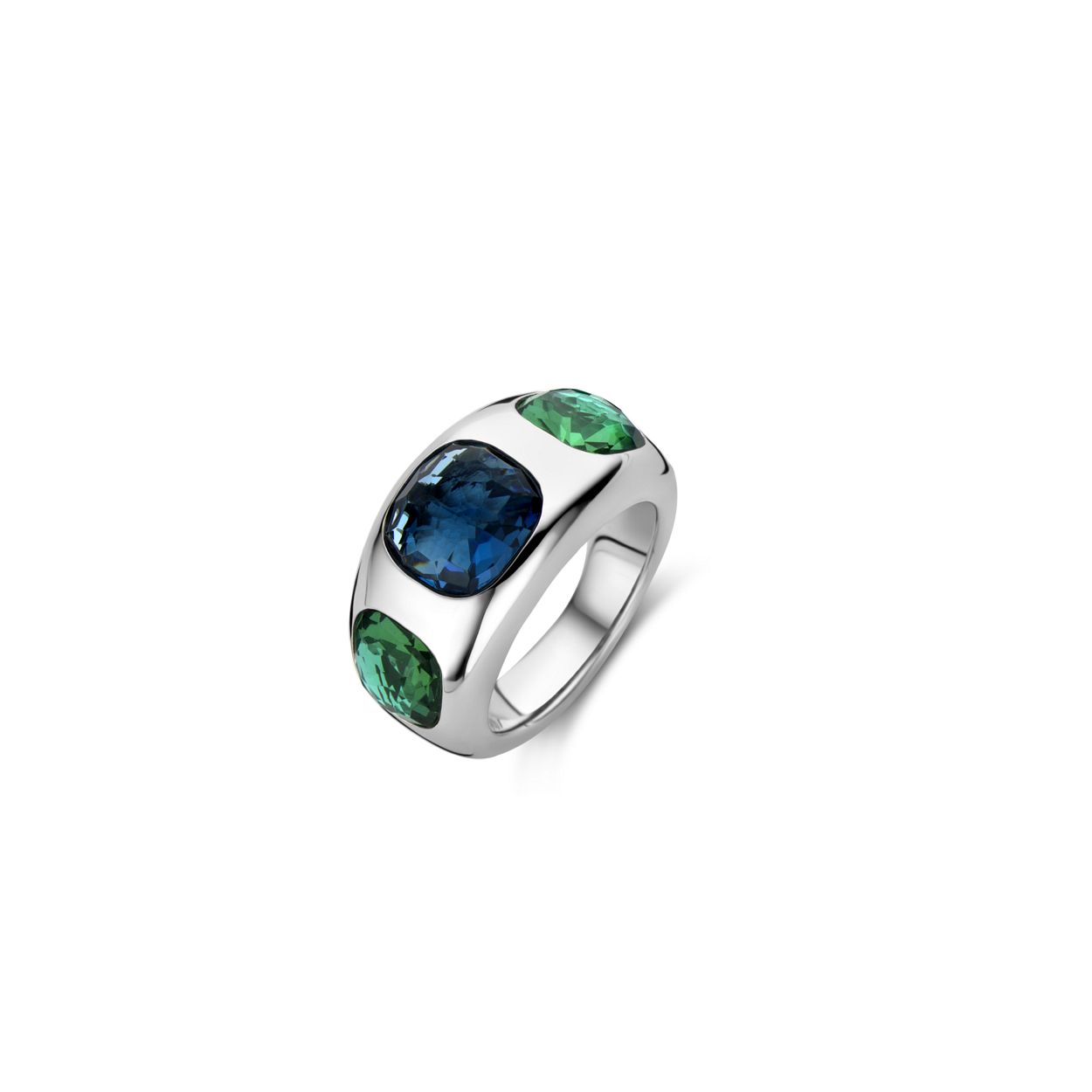 De TI SENTO - Milano Ring 12285DB is gemaakt van Zilver platina verguld. De kleurstelling van deze ring is Blauw. Alle TI SENTO - Milano producten worden geleverd in een luxe geschenkverpakking.