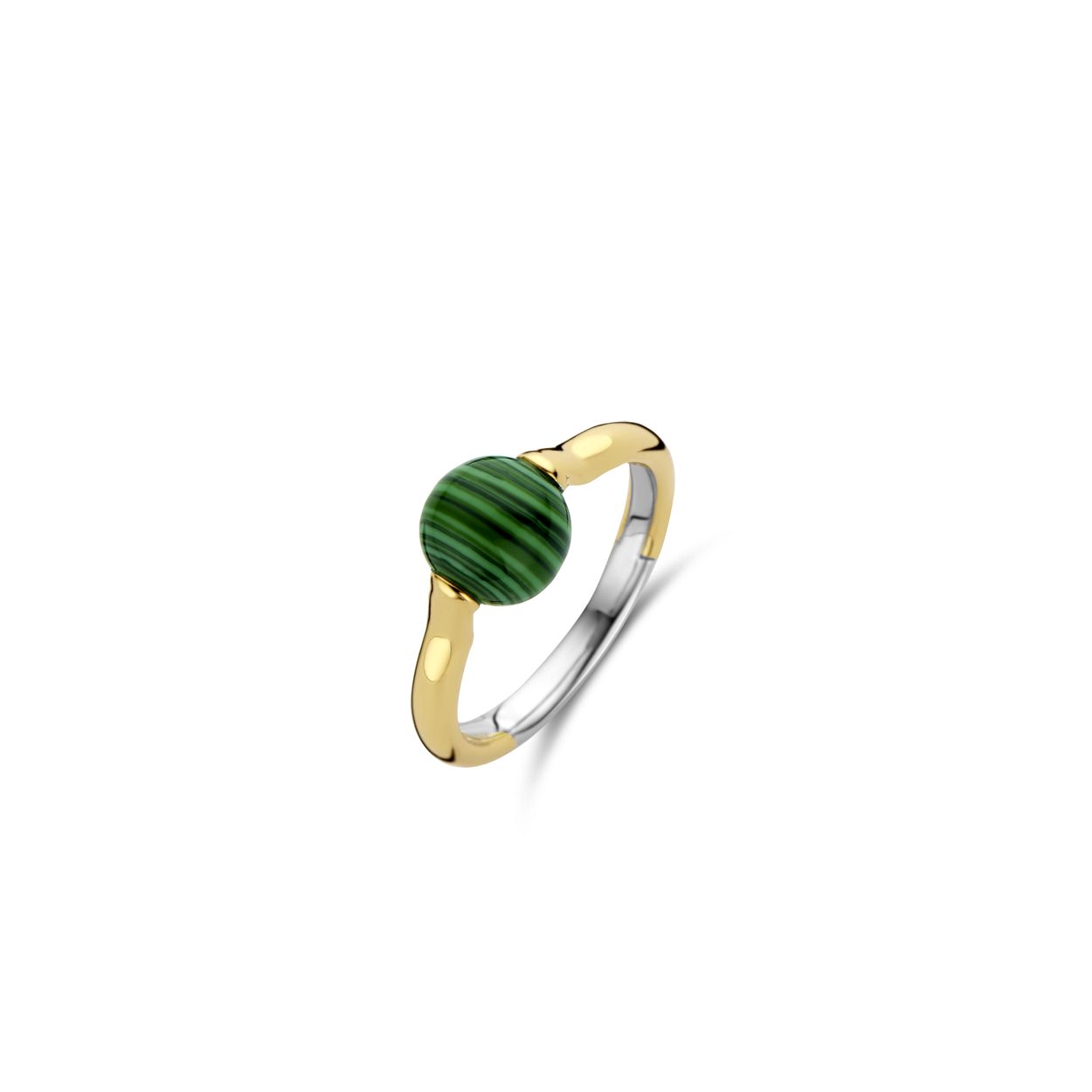 De TI SENTO - Milano Ring 12290MA is gemaakt van Zilver gold plated. De kleurstelling van deze ring is Malachiet. Alle TI SENTO - Milano producten worden geleverd in een luxe geschenkverpakking.