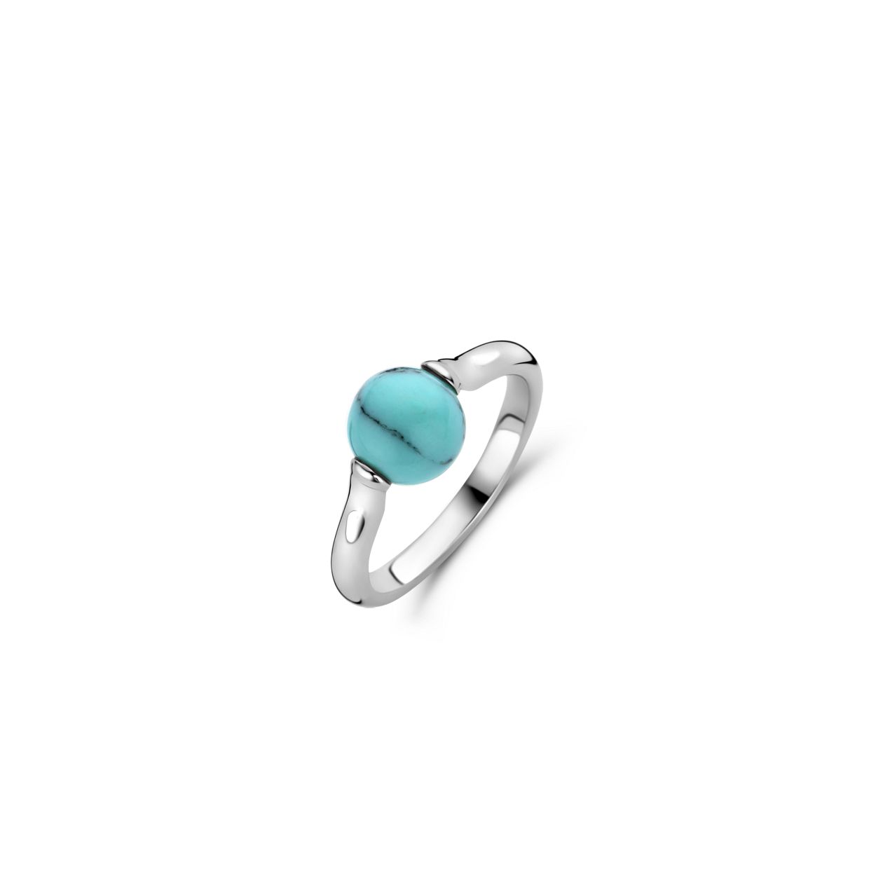 De TI SENTO - Milano Ring 12290TQ is gemaakt van Zilver platina verguld. De kleurstelling van deze ring is Turquoise. Alle TI SENTO - Milano producten worden geleverd in een luxe geschenkverpakking.