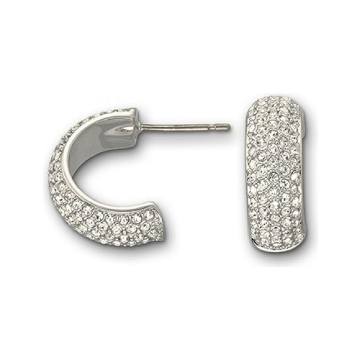 Dit zijn oorbellen van het merk Swarovski. De kleur is goud.