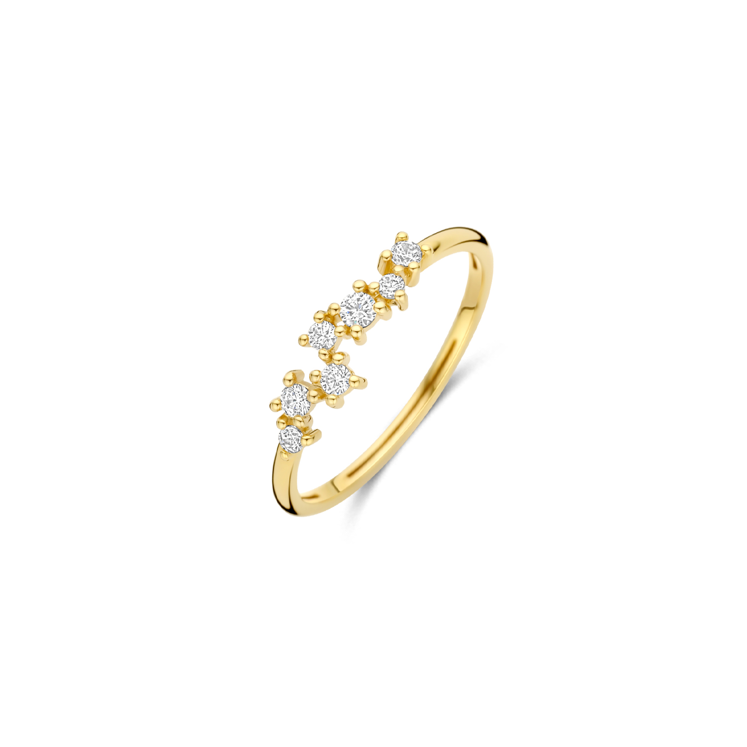 Blush Ring 1267YZI - Geelgoud (14k) met Zirconia