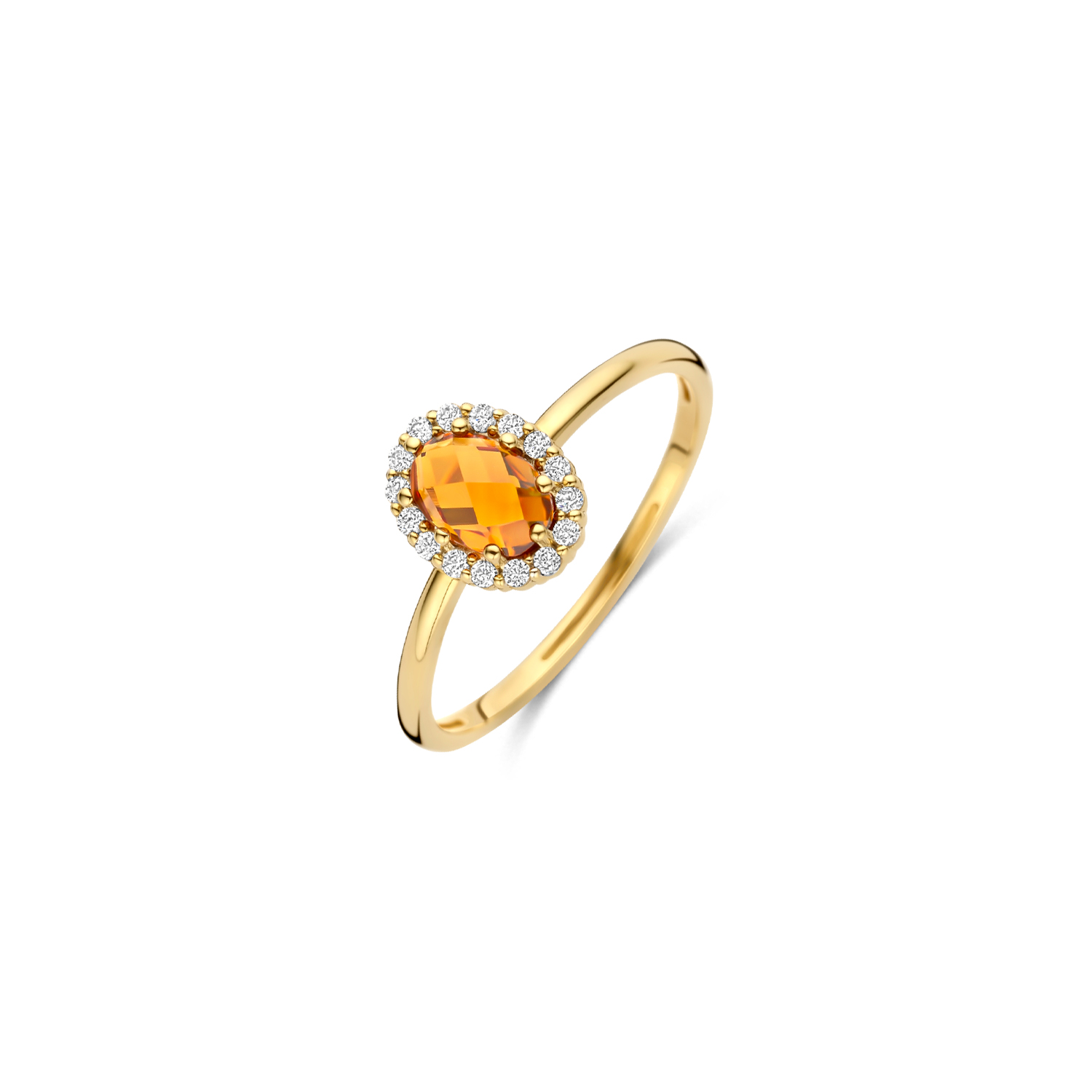 Blush Ring 1271YCI - Geelgoud (14k) met Madeira Citrien