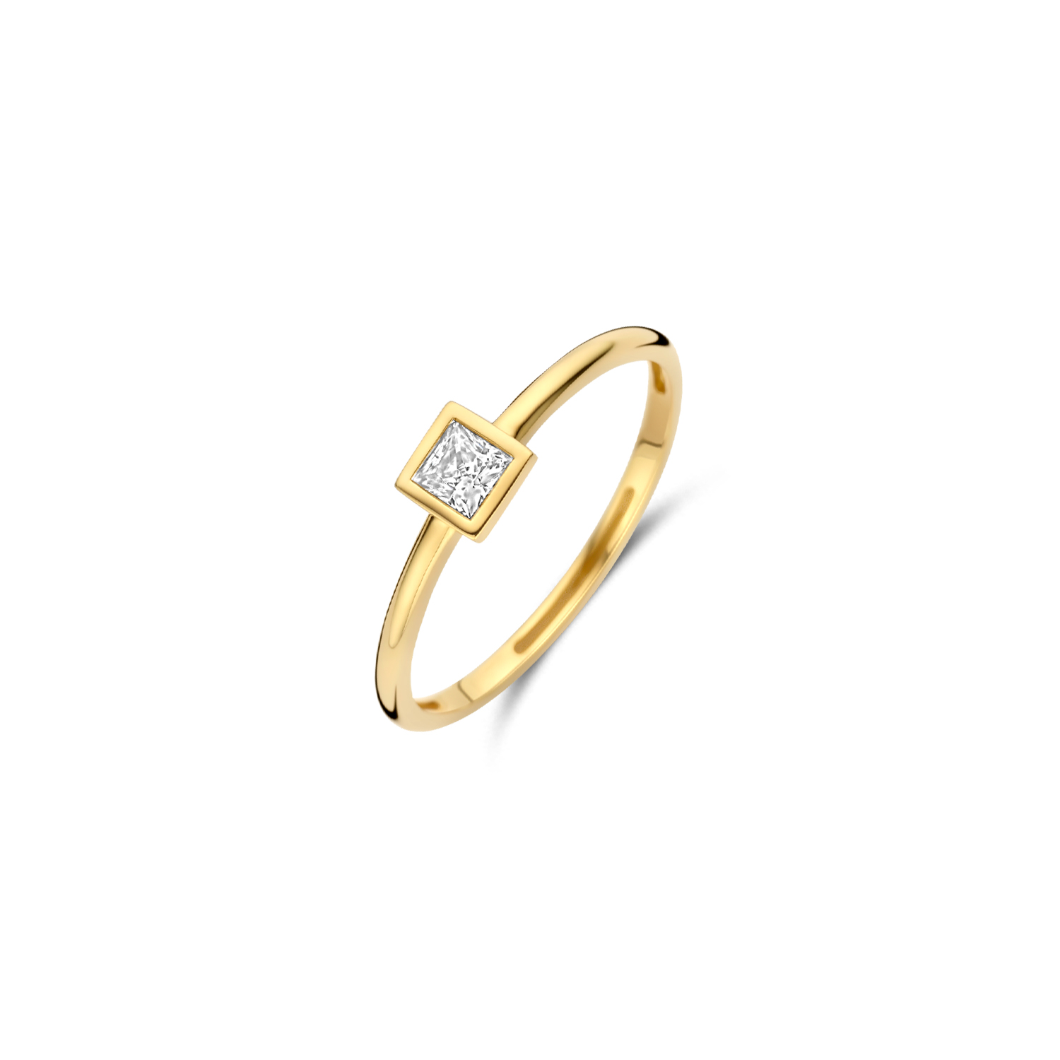 Blush Ring 1274YZI - Geelgoud (14k) met Zirconia