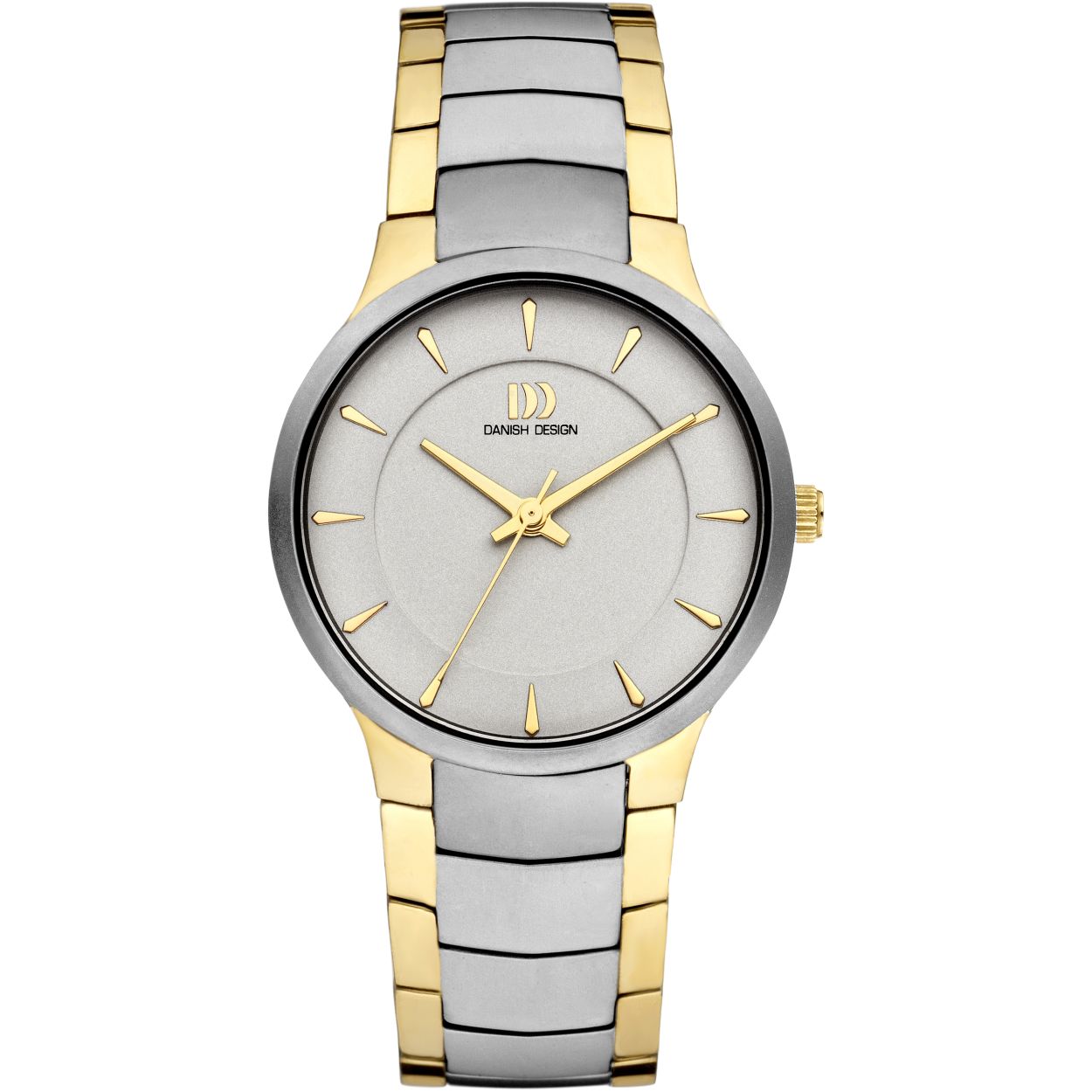 Danish Design dames bicolor horloge.