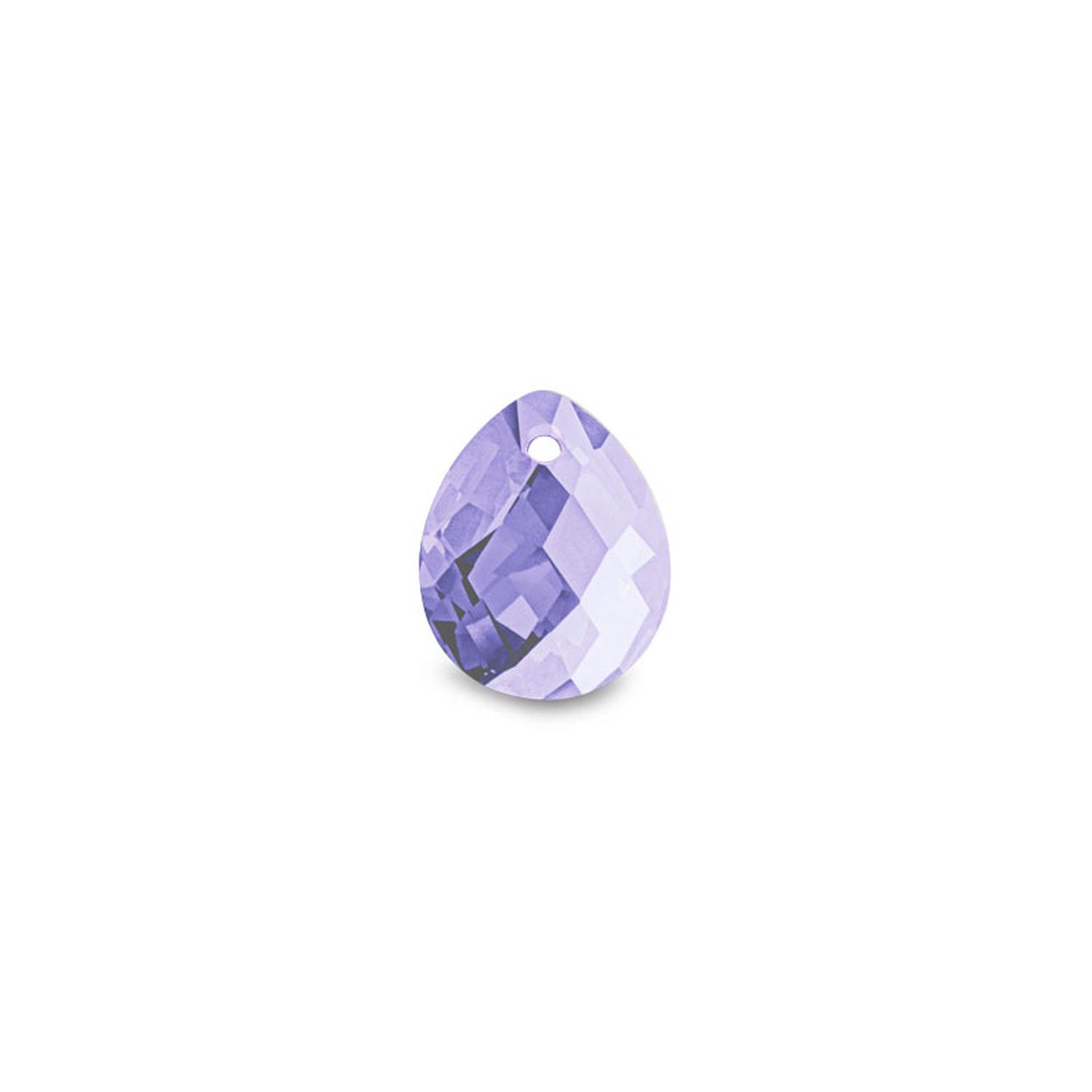 MY iMenso Carezza Goccy single stone "light purple CZ"faceted 15mm