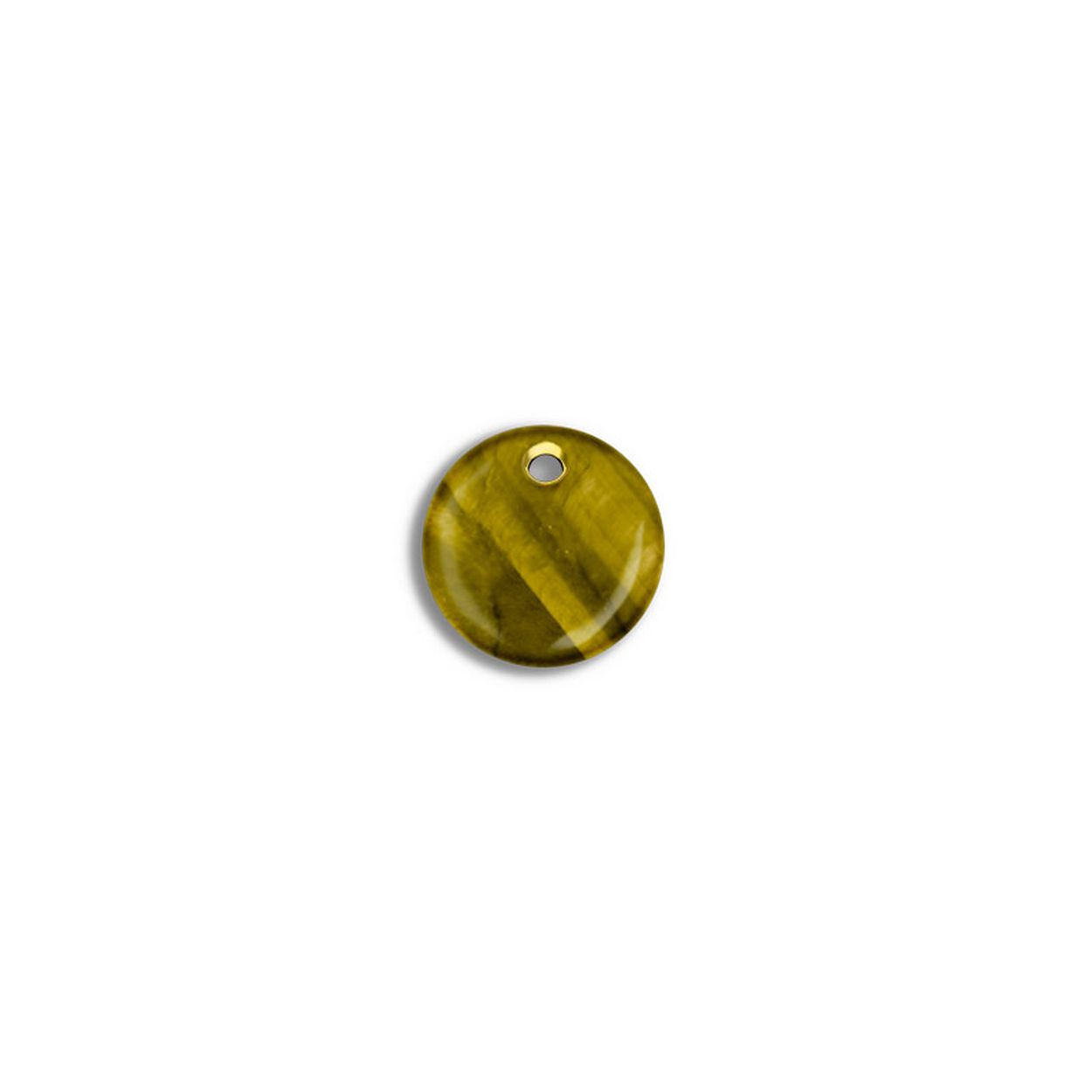 Dit is een steen van het merk MY iMenso voor dames.
MY iMenso Carezza Round single stone "Yellow Tiger Eye" 12mm