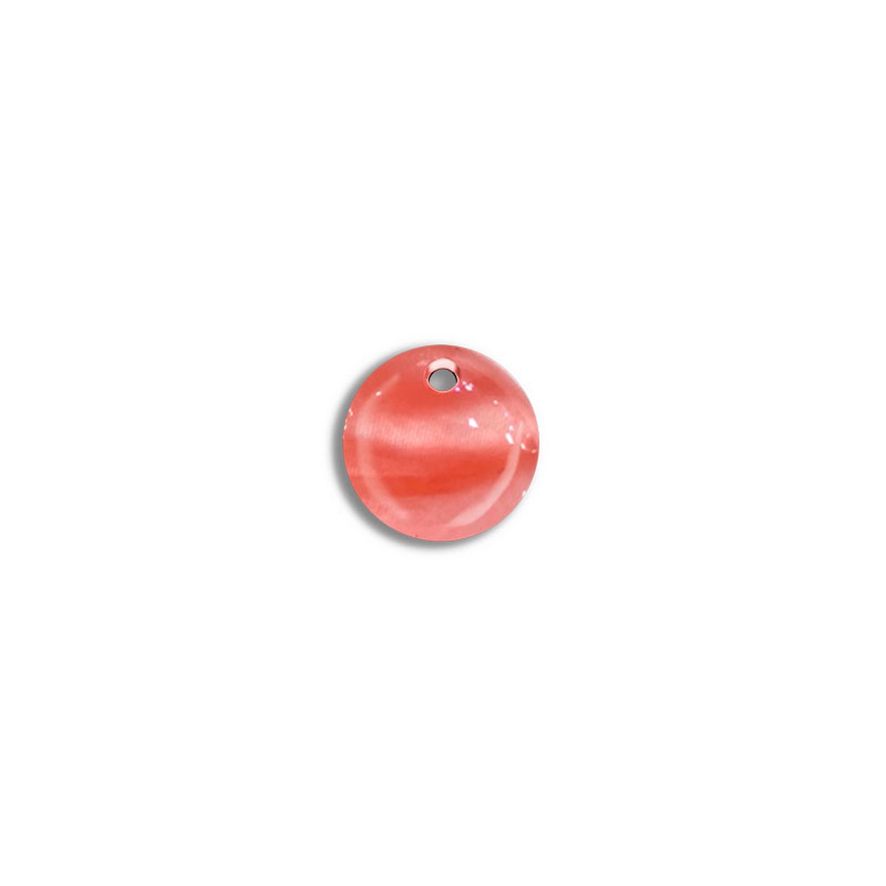 MY iMenso Carezza Round single stone "Cherry Quartz"12mm