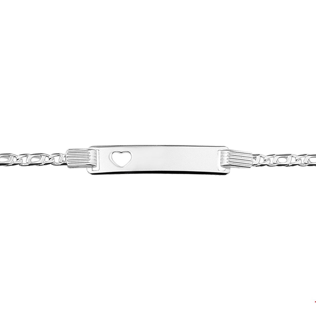 Graveerarmband hart 