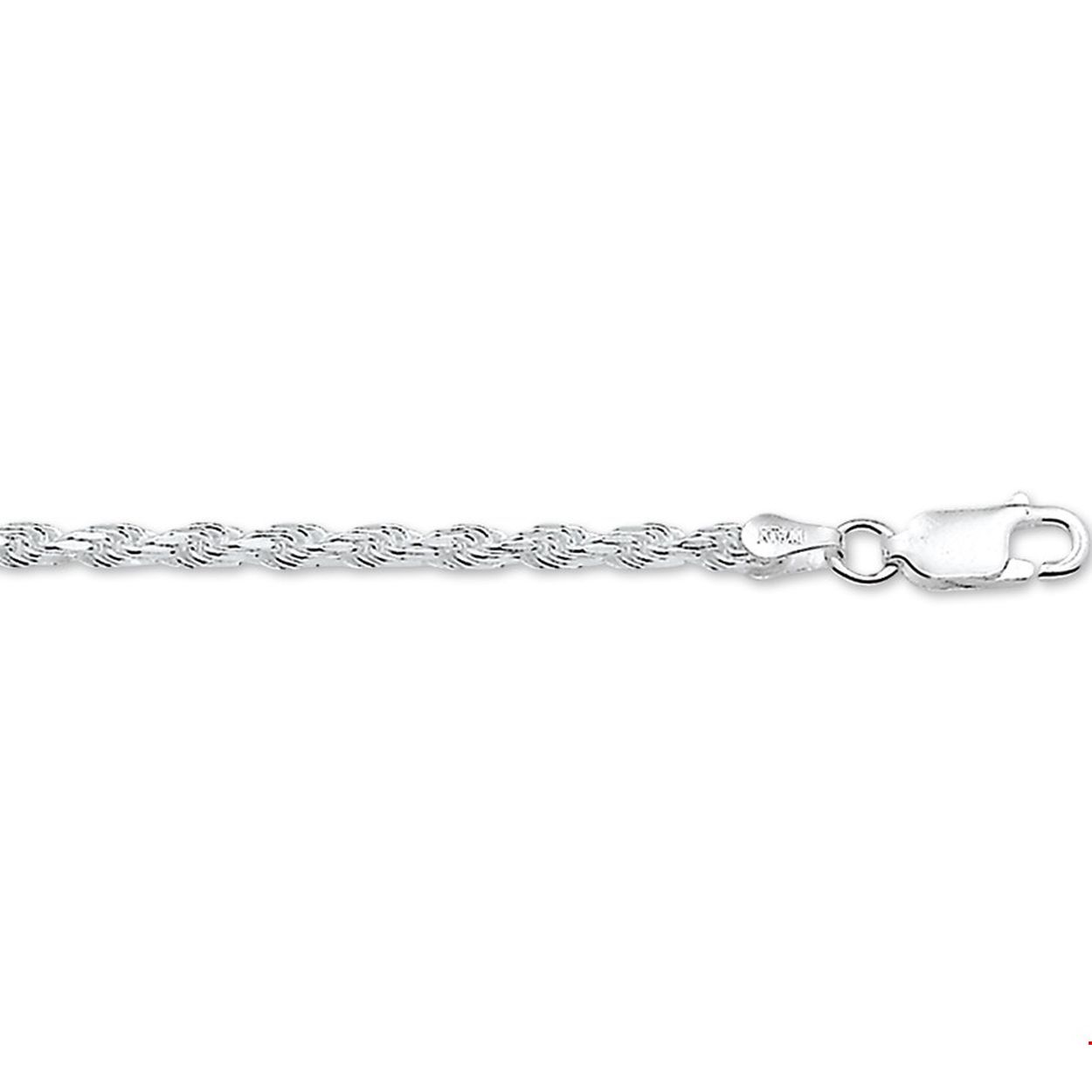 ZILVEREN KOORD ARMBAND DAMES