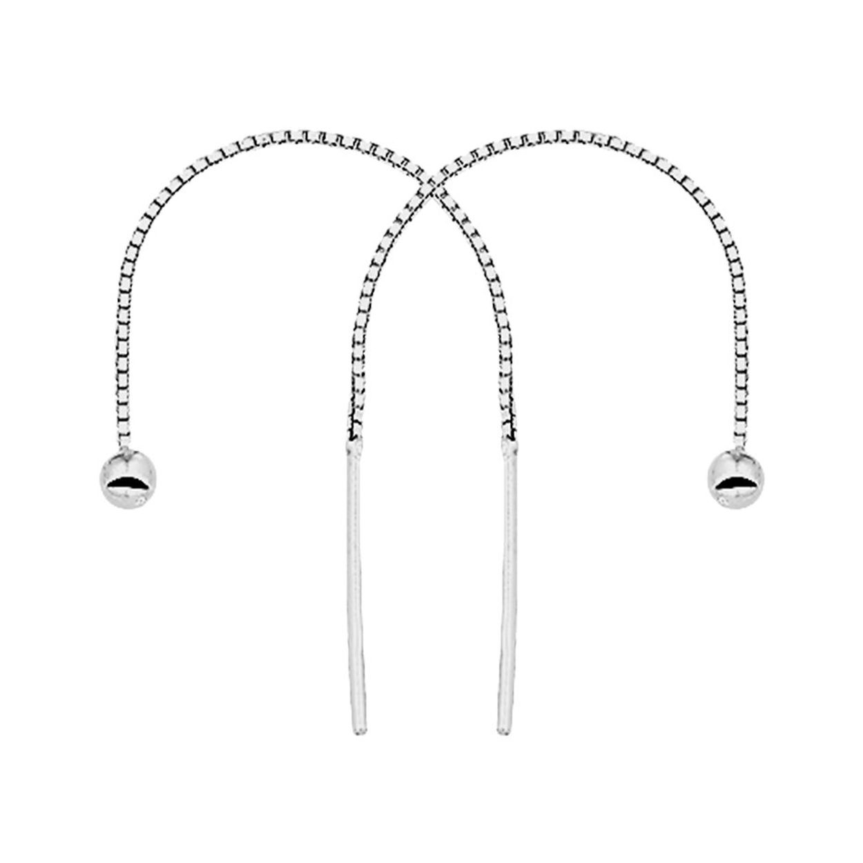 Gerhodineerd zilveren doortrekoorbellen met een poli afgewerkt bolletje van 3mm. Minimalistisch design met een exclusieve uitstraling. Info: Gerhodineerd zilver is door de rhodiumlaag beter bestand tegen verkleuren en krassen.

Uniekenummer serie: VR1322335
Doelgroep: dames





