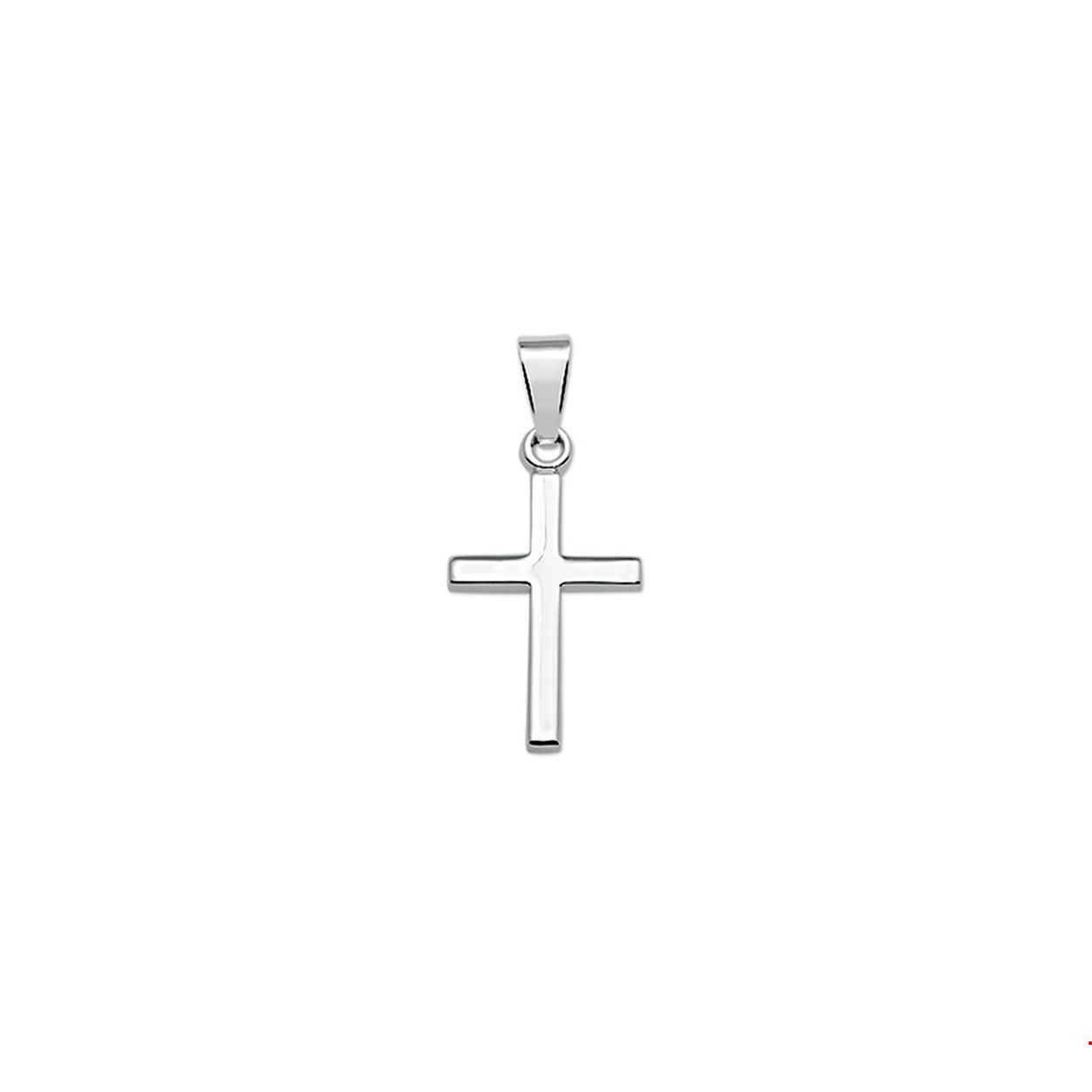 Zilveren hanger kruis