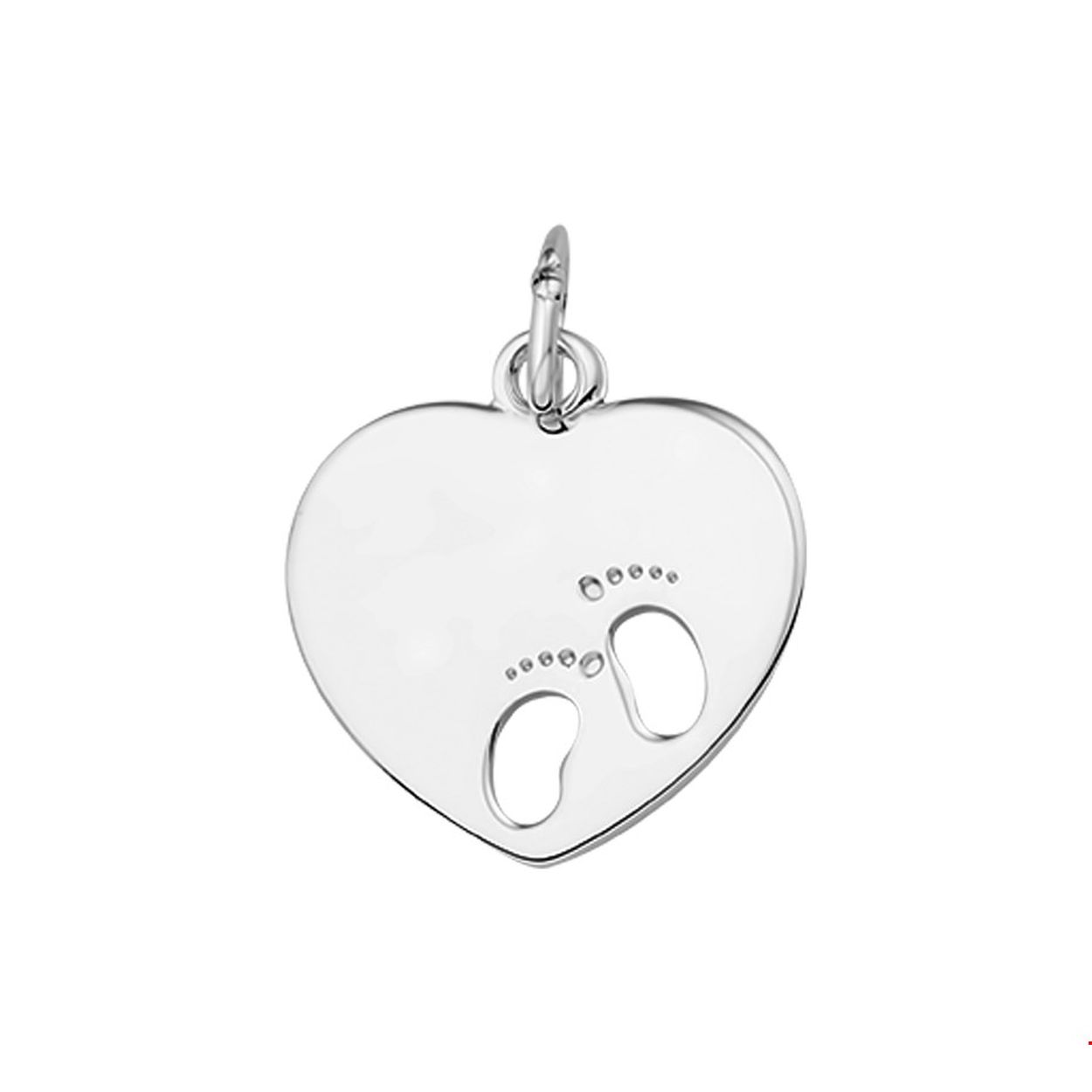Zilveren graveerhartje gestanste voeten
Doelgroep: unisex
Breedte: 17mm
Hoogte: 16mm