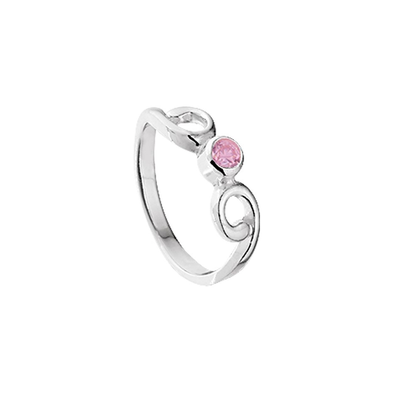 Deze prachtige gerhodineerde zilveren ring met rosé zirkonia. De ring is perfect om dagelijks te dragen of voor speciale gelegenheden. De rosé zirkonia steen geeft de ring een elegante uitstraling. Combineer deze ring met andere zilveren sieraden voor een trendy look. De ring is verstelbaar zodat deze perfect om elke vinger past. Maak je outfit compleet met deze schitterende ring!