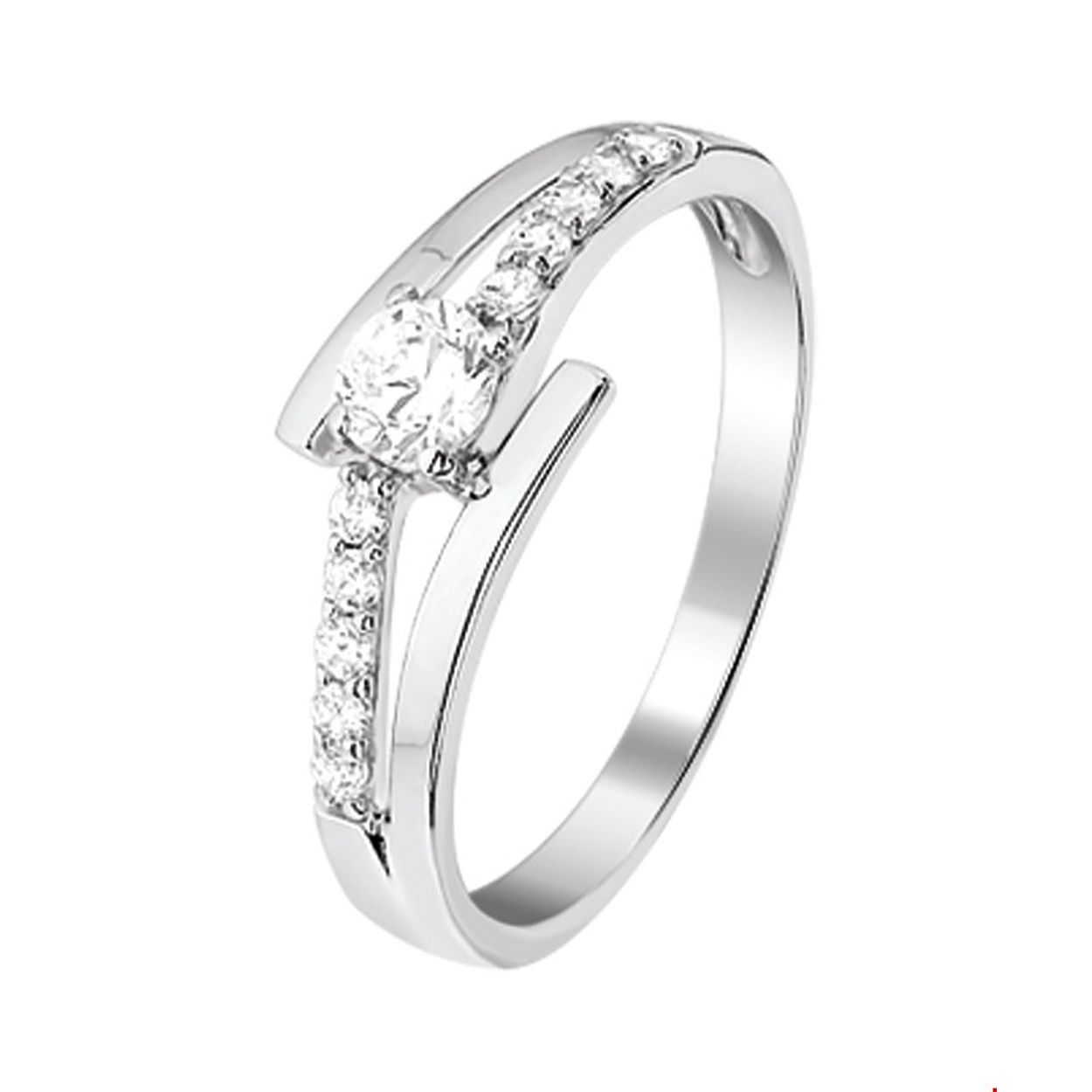 Deze prachtige gerhodineerd zilveren ring is bezet met sprankelende zirkonia stenen, waardoor hij een luxueuze uitstraling heeft. De ring is perfect voor dagelijks gebruik of voor speciale gelegenheden. Draag hem alleen voor een subtiele touch of combineer hem met andere sieraden voor een trendy look. De ring is verkrijgbaar in verschillende maten en is een tijdloze toevoeging aan je sieradencollectie.