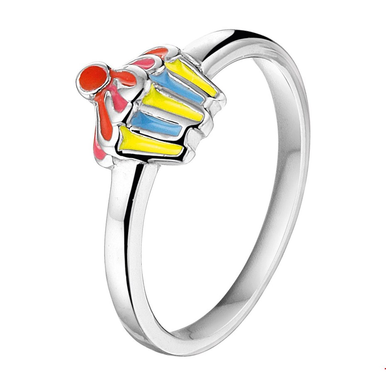 Deze prachtige JEWEL: Ring cupcake kinderen is gemaakt van hoogwaardige materialen en is perfect voor jonge meisjes. De ring is versierd met een schattige cupcake en sprankelende steentjes die glinsteren in het licht. Het beste is om deze ring te dragen als een speels accessoire voor speciale gelegenheden of gewoon als een leuke toevoeging aan de dagelijkse outfit. Maak je look compleet met deze schattige ring!