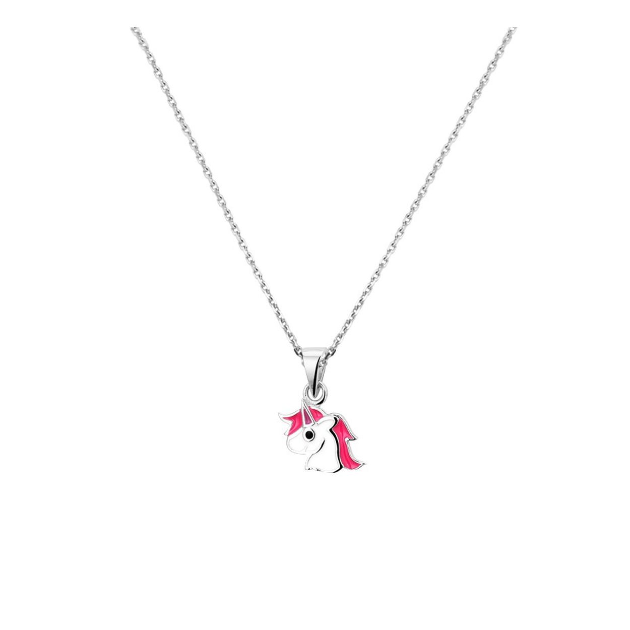 Zilveren collier eenhoorn 1,1mm 36+4cm