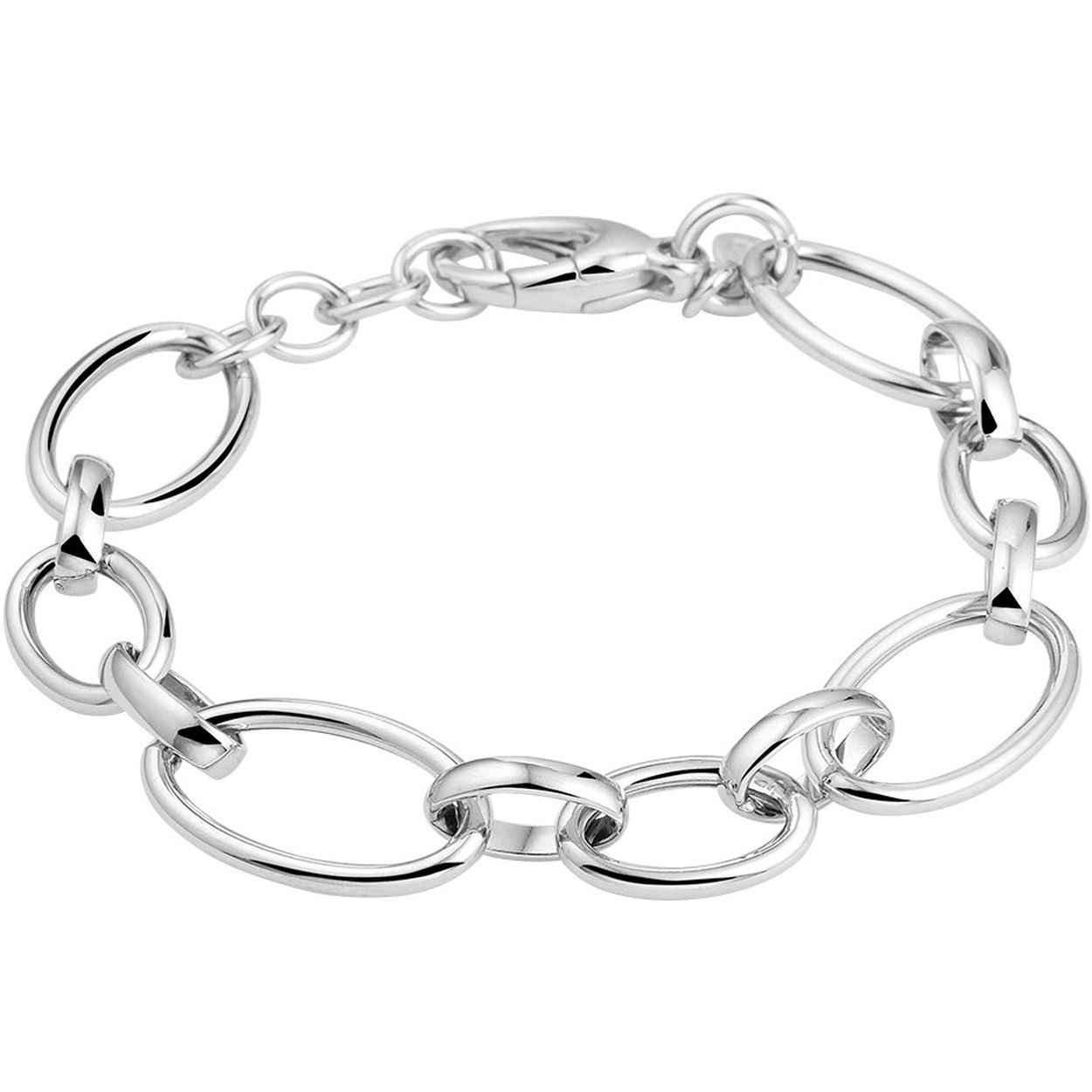 Armband met grote en kleine schakels
Breedte: 12.5
Kortste lengte: 18.5
Langste lengte: 20

