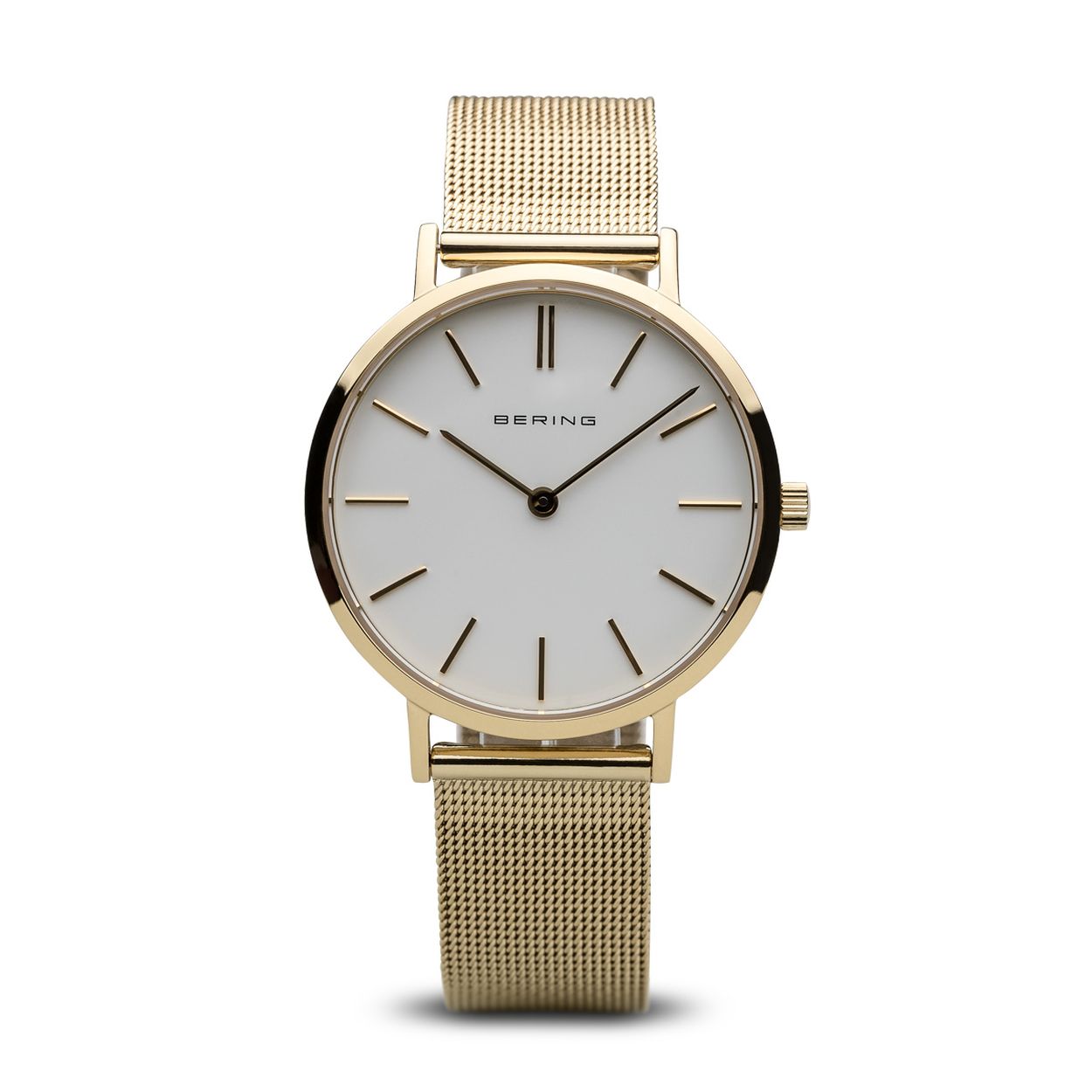 Dit Bering horloge heeft een prachtige klassieke uitstraling. Het horloge is gemaakt van edelstaal en wordt gedragen door dames.